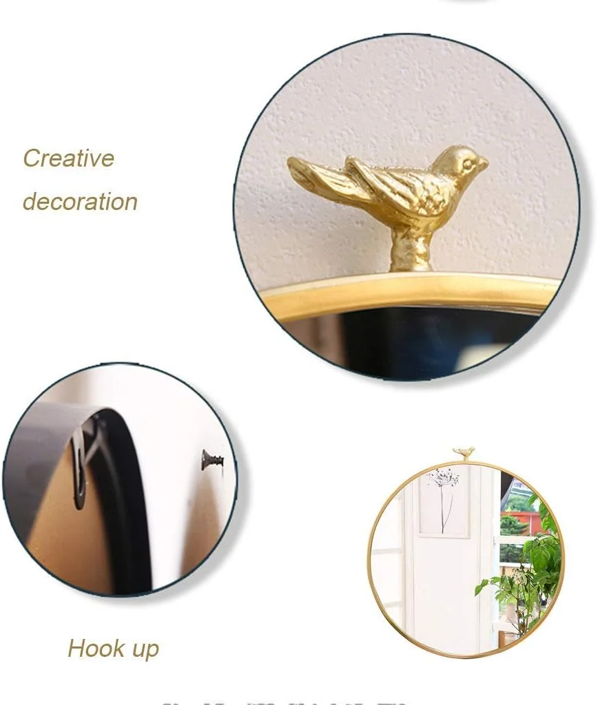 آینه های حمام گرد لبه دار، آینه روشویی دیواری با قاب فلزی، آینه آرایش قابل حمل حمام، دکوراسیون خلاقانه منزل، 4 سایز برای اتاق نشیمن، اتاق خواب، راهرو (40 سانتی متر) آینه های حمام گرد لبه دار، آینه روشویی دیواری با قاب فلزی، آینه آرایش قابل حمل حمام، دکوراسیون خلاقانه منزل، 4 سایز برای اتاق نشیمن، اتاق خواب، راهرو (40 سانتی متر)