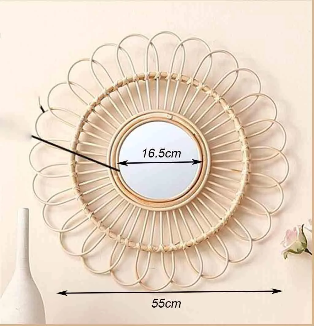 آینه حمام گرد دیواری آینه روشویی صنایع دستی حصیری قابل حمل آینه آرایش نوردیک حمام طرح خلاقانه گل آفتابگردان تزئینی منزل برای اتاق نشیمن اتاق خواب آینه حمام گرد دیواری آینه روشویی صنایع دستی حصیری قابل حمل آینه آرایش نوردیک حمام طرح خلاقانه گل آفتابگردان تزئینی منزل برای اتاق نشیمن اتاق خواب