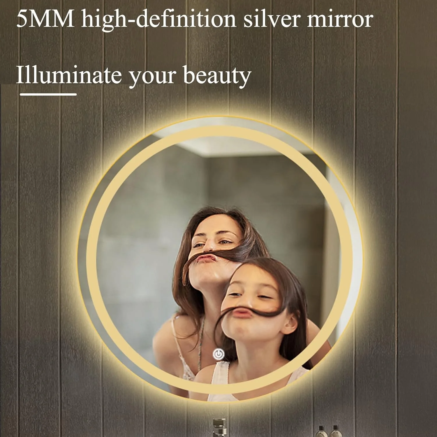 آینه حمام GLEOOJC با چراغ های LED، آینه حمام LED ضد بخار دیواری با دکمه لمسی هوشمند، نور سفید/نور خنثی/نور گرم، 50 سانتی متر / 60 سانتی متر / 70 سانتی متر / 80 سانتی متر، نصب آسان، 70 سانتی متر / 27.5 اینچ آینه حمام GLEOOJC با چراغ های LED، آینه حمام LED ضد بخار دیواری با دکمه لمسی هوشمند، نور سفید/نور خنثی/نور گرم، 50 سانتی متر / 60 سانتی متر / 70 سانتی متر / 80 سانتی متر، نصب آسان، 70 سانتی متر / 27.5 اینچ