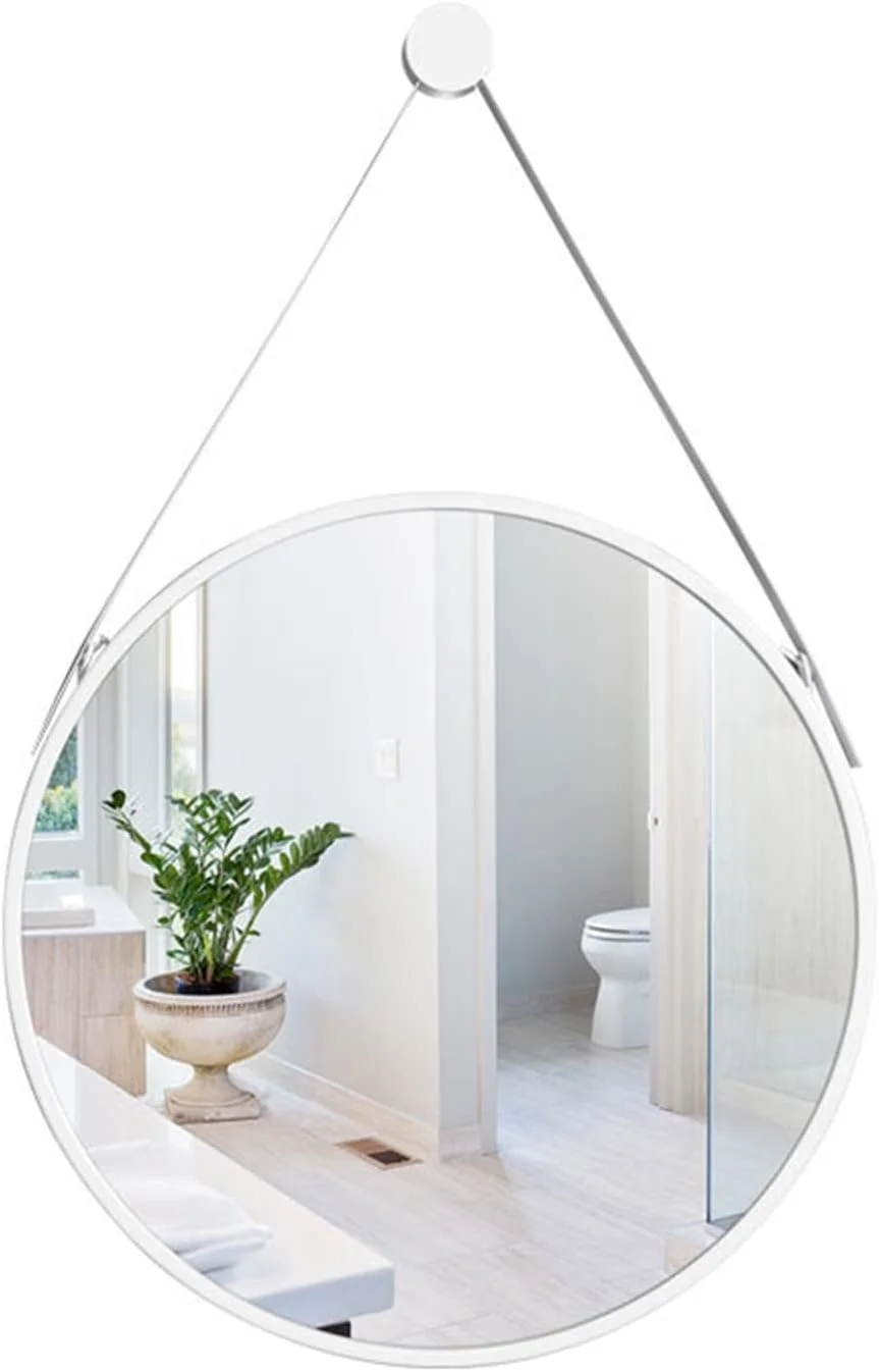 آینه آرایشی دیواری HHMMEDE، آینه تزئینی دیواری، آینه حمام، آینه آرایش حمام، آینه گرد بزرگ آینه آرایشی دیواری HHMMEDE، آینه تزئینی دیواری، آینه حمام، آینه آرایش حمام، آینه گرد بزرگ