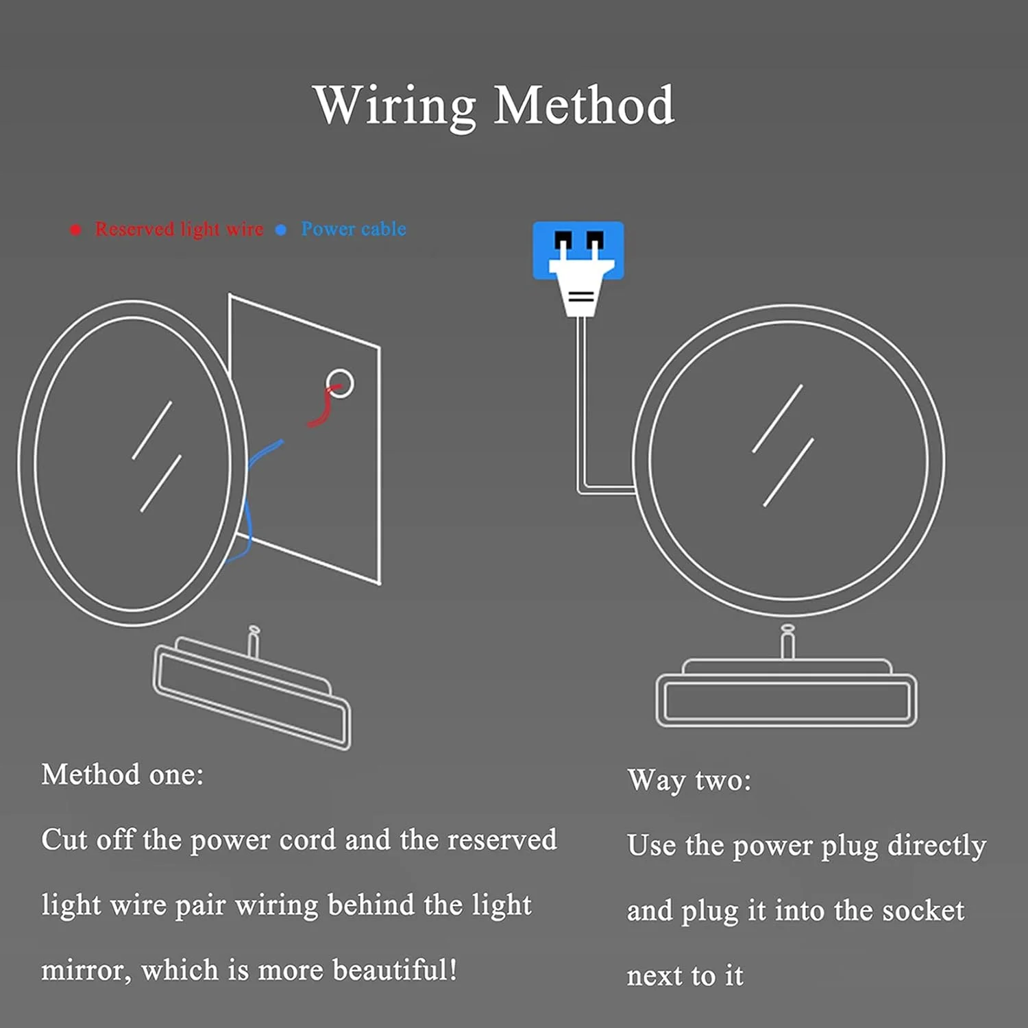 آینه حمام LED مدل GLEOOJC، با دکمه لمسی دیمر و چراغ های رنگی قابل تنظیم، 3 رنگ نورانی: نور گرم/خنثی/سفید، 50 سانتی متر / 60 سانتی متر / 70 سانتی متر / 80 سانتی متر، 50 سانتی متر / 19.7 اینچ آینه حمام LED مدل GLEOOJC، با دکمه لمسی دیمر و چراغ های رنگی قابل تنظیم، 3 رنگ نورانی: نور گرم/خنثی/سفید، 50 سانتی متر / 60 سانتی متر / 70 سانتی متر / 80 سانتی متر، 50 سانتی متر / 19.7 اینچ