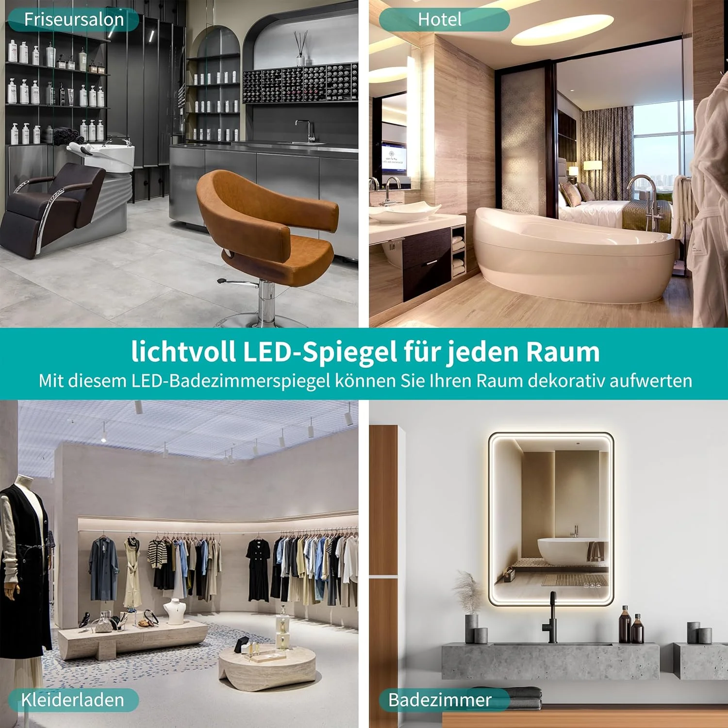 آینه حمام ال ای دی lichtvoll ابعاد 60 در 80 سانتی متر با نورپردازی جلویی، 3 رنگ نور قابل تنظیم، کلید لمسی، ضد بخار و عملکرد حافظه، قاب آلومینیومی مشکی، قابلیت نصب عمودی و افقی آینه حمام ال ای دی lichtvoll ابعاد 60 در 80 سانتی متر با نورپردازی جلویی، 3 رنگ نور قابل تنظیم، کلید لمسی، ضد بخار و عملکرد حافظه، قاب آلومینیومی مشکی، قابلیت نصب عمودی و افقی