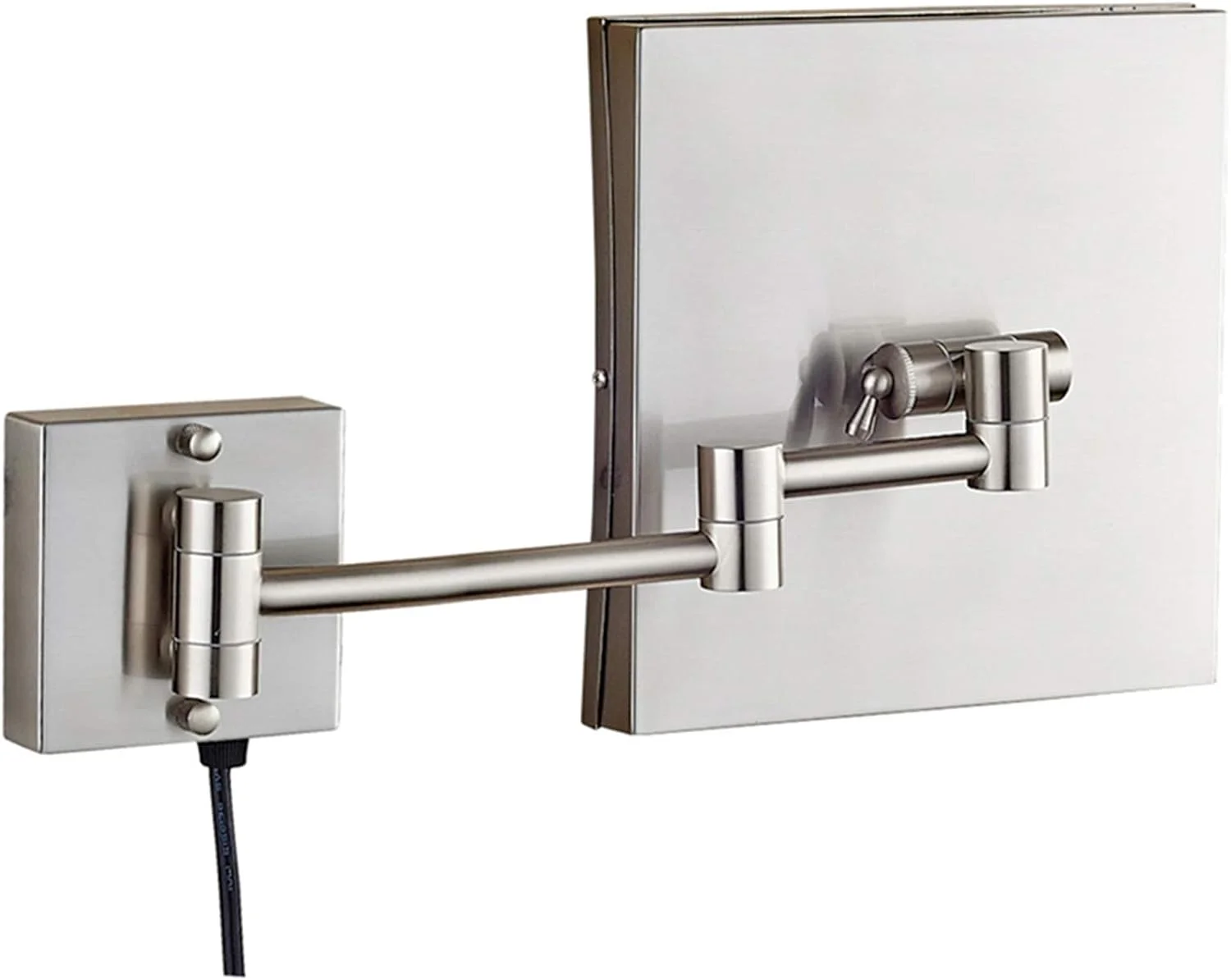 آینه آرایشی LED، آینه آرایشی بزرگنمایی برنجی 8 اینچی، آینه اصلاح دیواری حمام، آینه چرخان 360 درجه و قابل افزایش با دوشاخه، کروم، 3X LEOWE آینه آرایشی LED، آینه آرایشی بزرگنمایی برنجی 8 اینچی، آینه اصلاح دیواری حمام، آینه چرخان 360 درجه و قابل افزایش با دوشاخه، کروم، 3X LEOWE