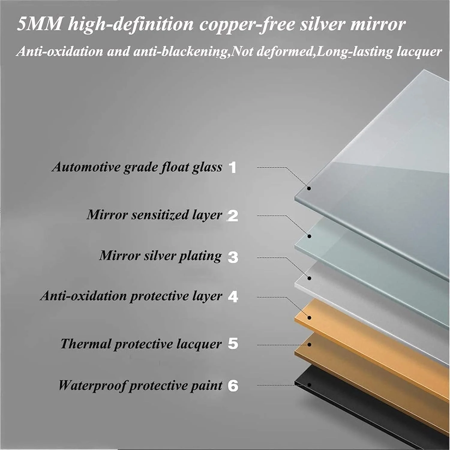 آینه آرایشی دیواری، آینه آرایشی هوشمند با قاب آلیاژ آلومینیوم و نور LED، آینه مستطیلی آویز مناسب حمام، آینه هوشمند ضد بخار (60x80cm|مشکی) آینه آرایشی دیواری، آینه آرایشی هوشمند با قاب آلیاژ آلومینیوم و نور LED، آینه مستطیلی آویز مناسب حمام، آینه هوشمند ضد بخار (60x80cm|مشکی)