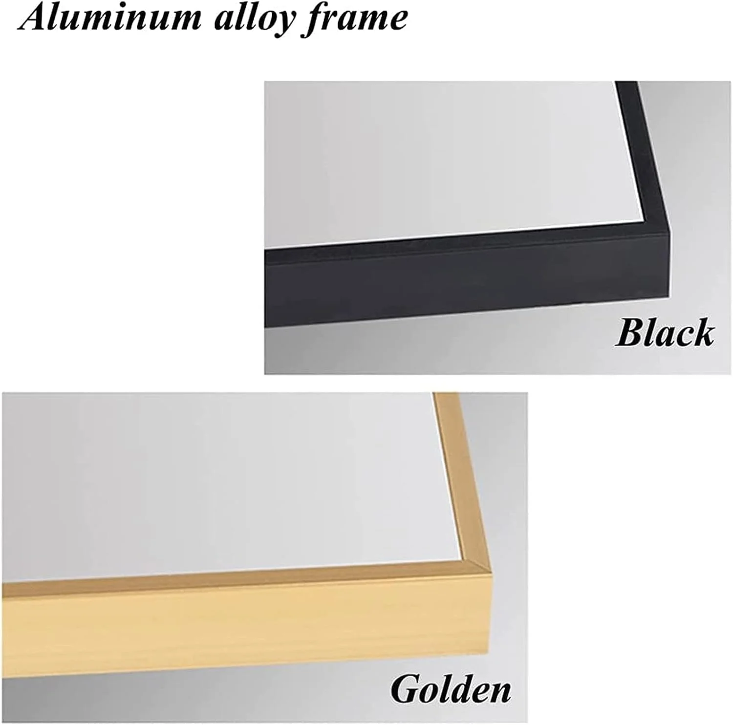 آینه آرایشی دیواری، آینه آرایشی هوشمند با قاب آلیاژ آلومینیوم و نور LED، آینه مستطیلی آویز مناسب حمام، آینه هوشمند ضد بخار (60x80cm|مشکی) آینه آرایشی دیواری، آینه آرایشی هوشمند با قاب آلیاژ آلومینیوم و نور LED، آینه مستطیلی آویز مناسب حمام، آینه هوشمند ضد بخار (60x80cm|مشکی)