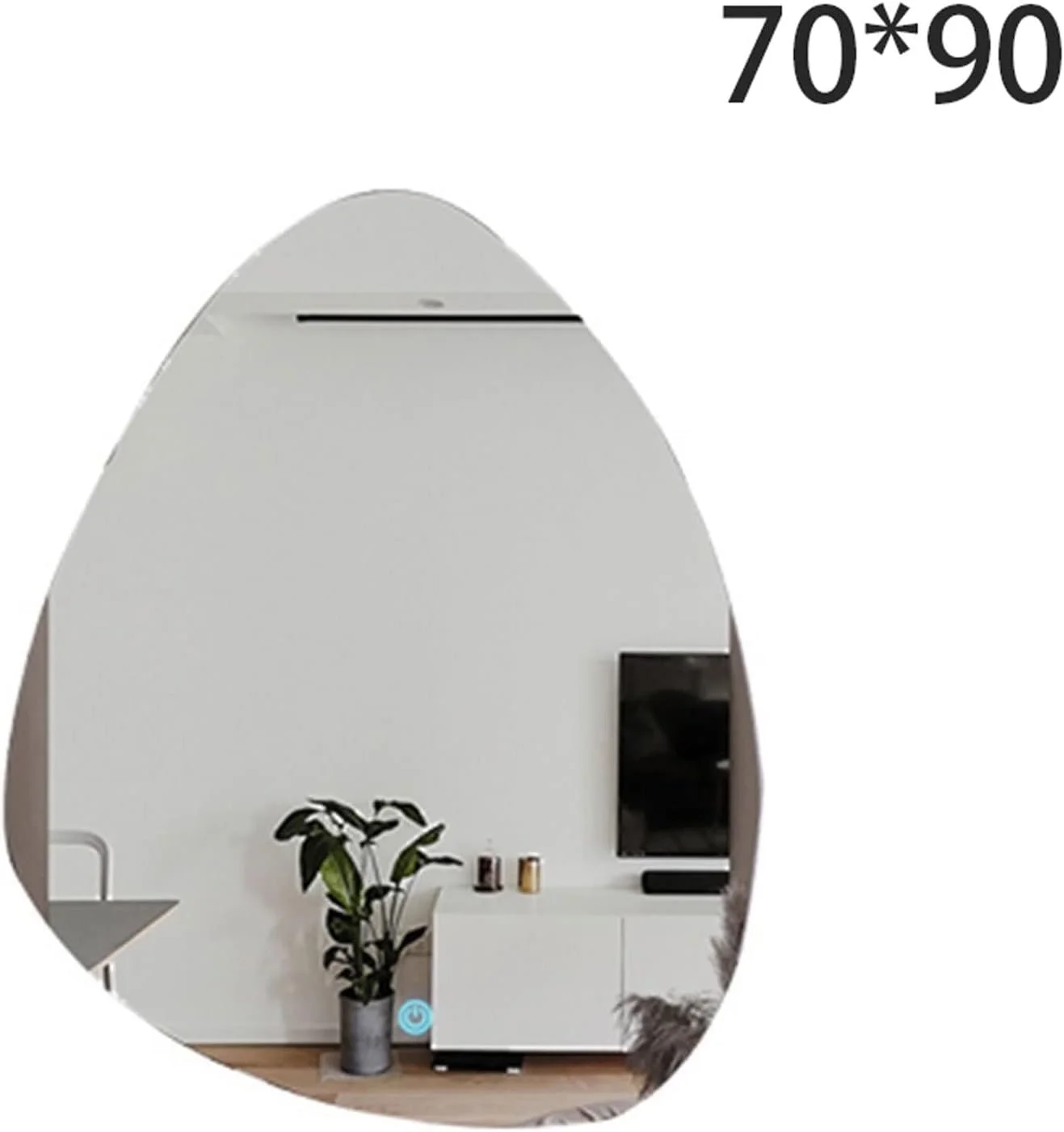 آینه های حمام SFALCI آینه حمام هوشمند لمسی با نور لوازم جانبی نامنظم آرایشی بهداشتی توالت حمام