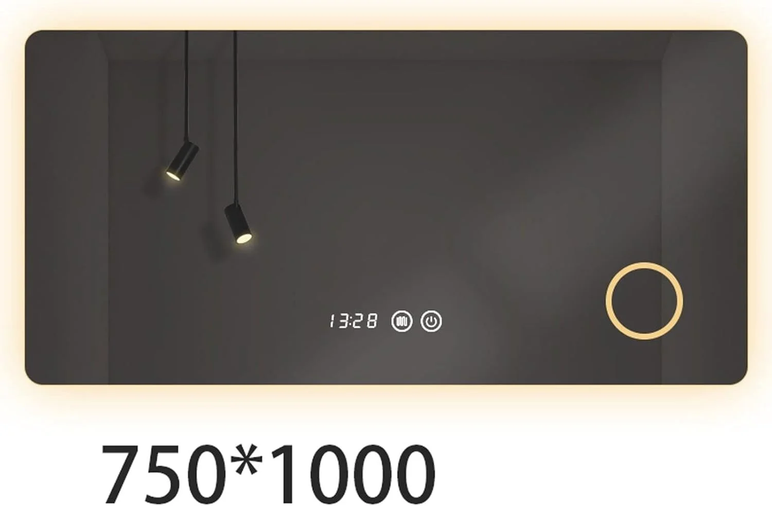 آینه های حمام SFALCI، آینه اتاق خواب، آینه نوردار زیبا، آینه بلند ساعت دار، لوازم داخلی