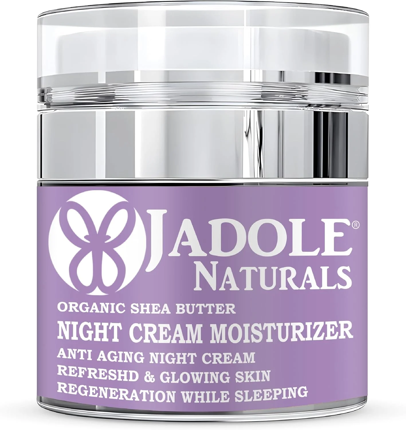 کرم شب جادول نچرالز حاوی شی باتر ارگانیک 50 میلی لیتر | کرم شب برای زنان | کرم آبرسان و مرطوب کننده | ضد پیری و روشن کننده پوست حاوی ویتامین C | چای سبز و اسید هیالورونیک