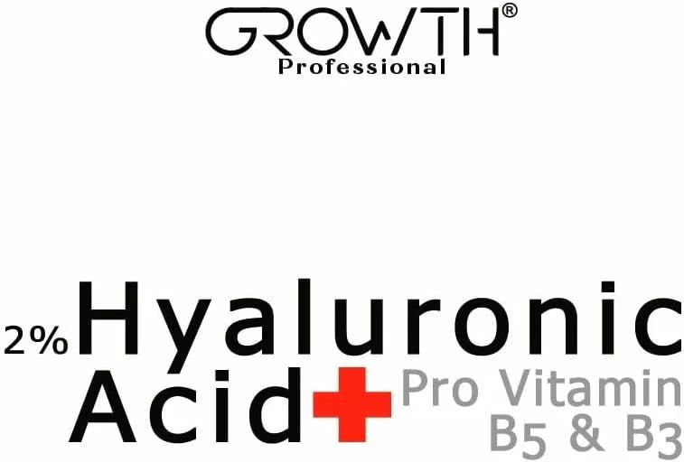 لوسیون بدن حاوی هیالورونیک اسید 02% و ترانگزامیک اسید 03% Growth Professional، سفید کننده و آبرسان عمیق، حاوی پرو ویتامین B5 و B3، ضد چروک، ضد پیری، یکنواخت کننده رنگ پوست، افزایش خاصیت ارتجاعی پوست، 500 میلی لیتر