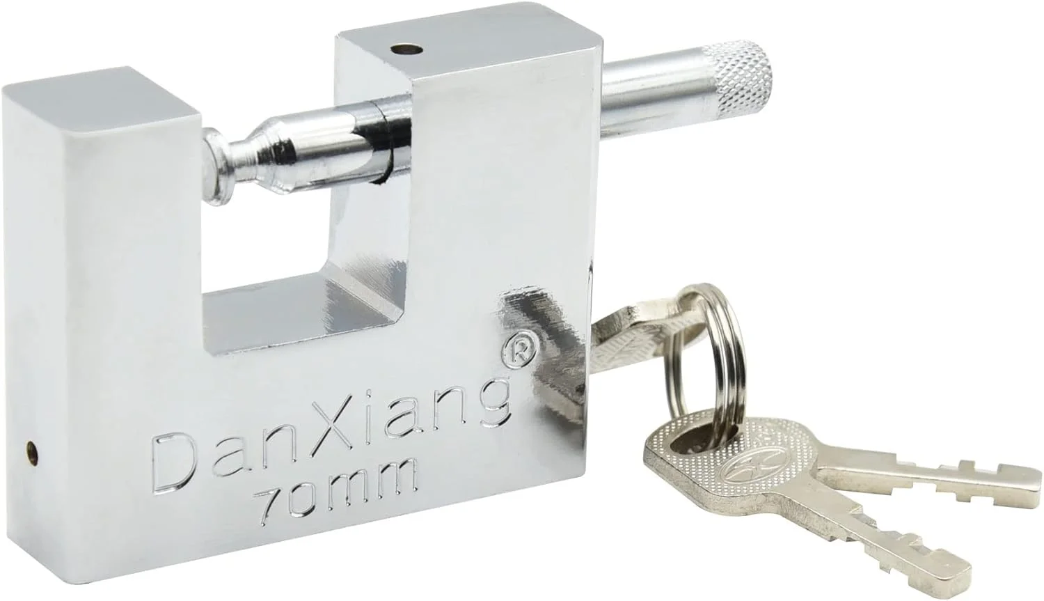 قفل آویز سنگین 70 میلی متری MAGOSIS به همراه 3 کلید - ایده آل برای گاراژ، انبار و کانتینر حمل و نقل - امنیت بی نظیر