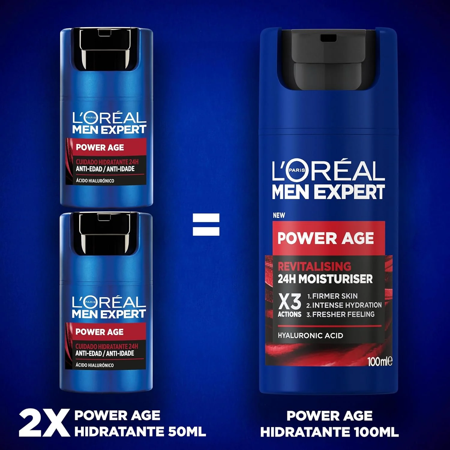 کرم مرطوب کننده و احیا کننده جدید لورآل پاریس مدل Power Age، حاوی هیالورونیک اسید، مناسب برای پوست های پیر، خشک و کدر، 100 میلی لیتر کرم مرطوب کننده و احیا کننده جدید لورآل پاریس مدل Power Age، حاوی هیالورونیک اسید، مناسب برای پوست های پیر، خشک و کدر، 100 میلی لیتر