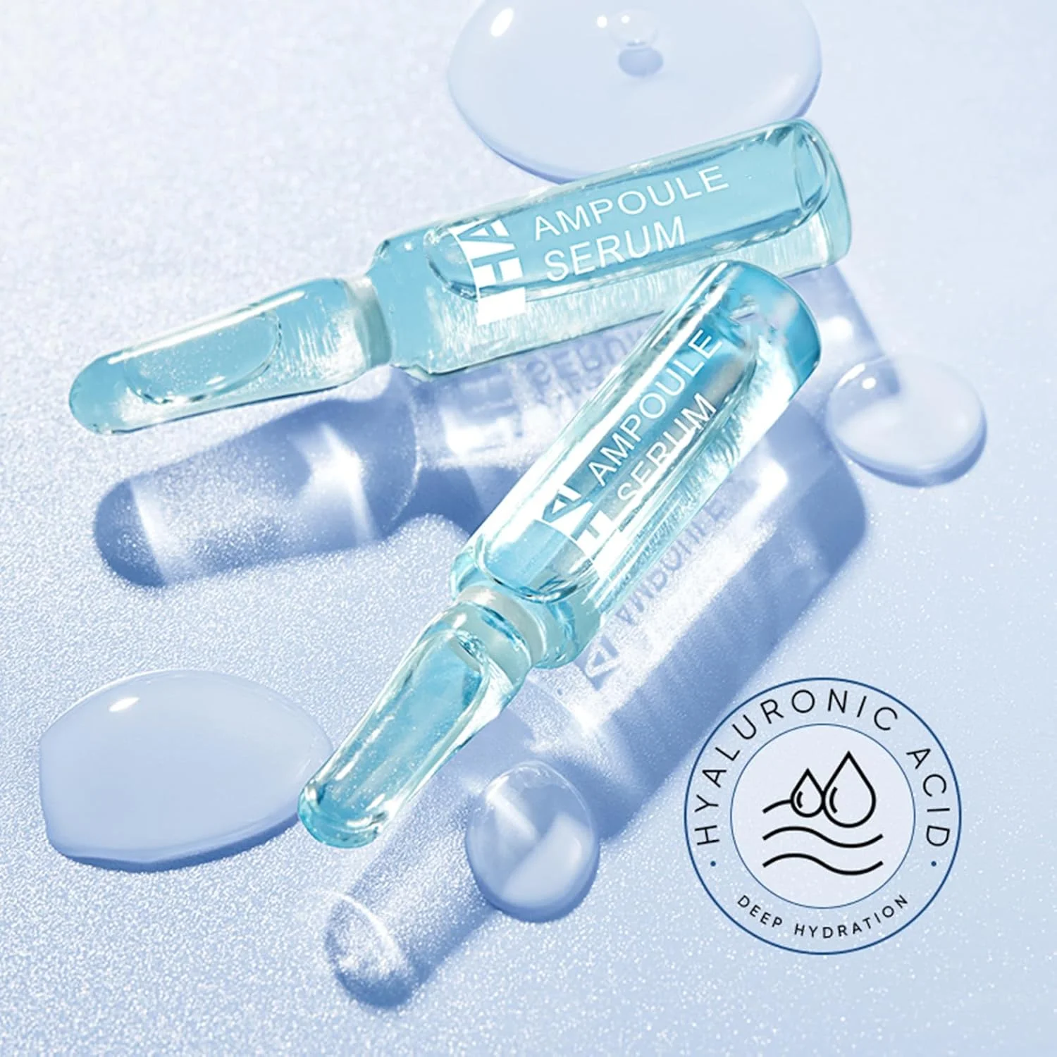 سرم آمپول اسید هیالورونیک LBOYLOVE®، 7 عدد سرم صورت غلیظ اسید هیالورونیک برای زنان و مردان، مرطوب کننده عمیق، ضد پیری و صاف کننده چین و چروک، سرم مراقبت از پوست صورت برای انواع پوست، 7x2ml