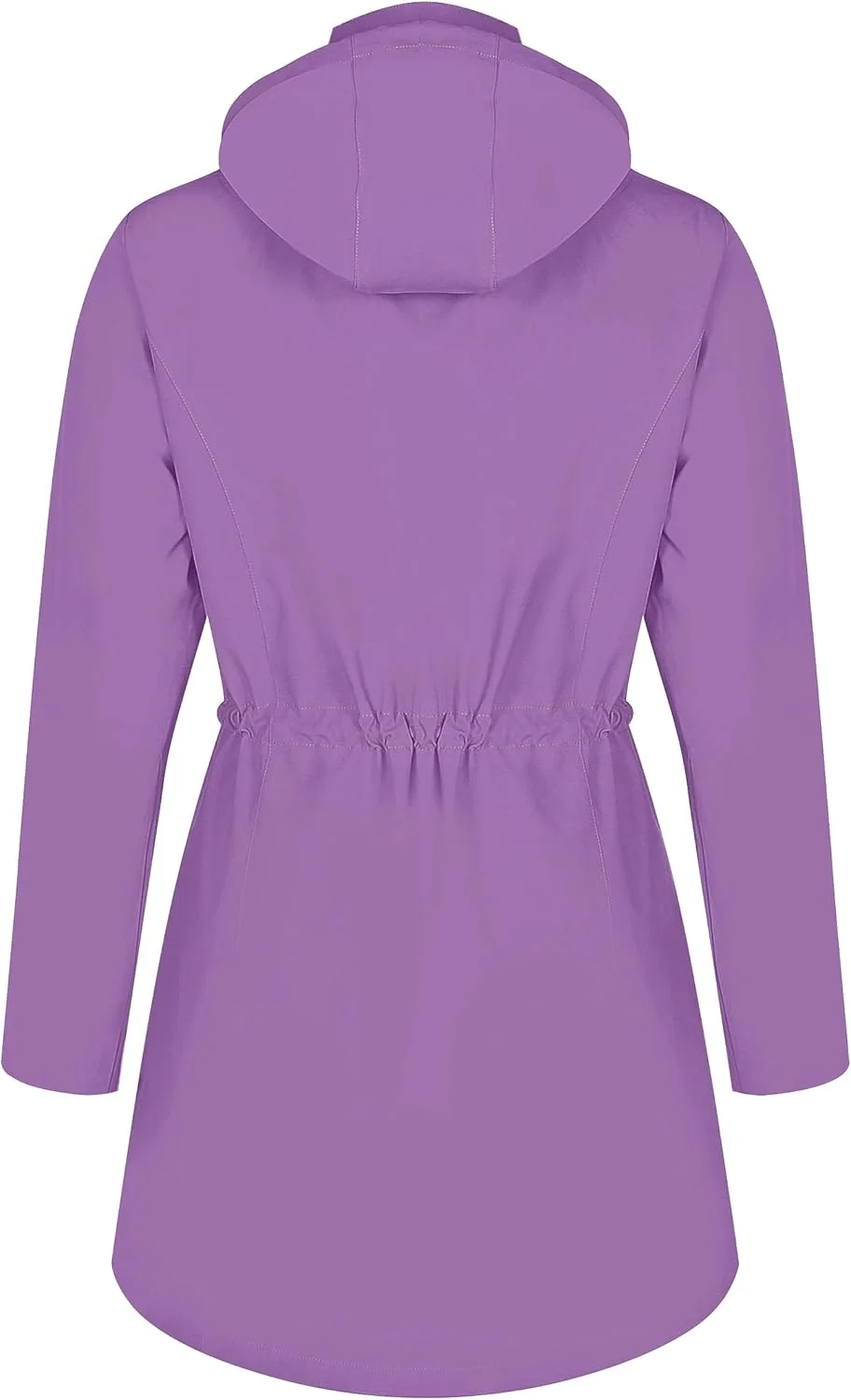 اندوآریو ژاکت بارانی زنانه بلند ضد آب تنفسی بارانی ژاکت انتقالی کلاه دار ژاکت فضای باز