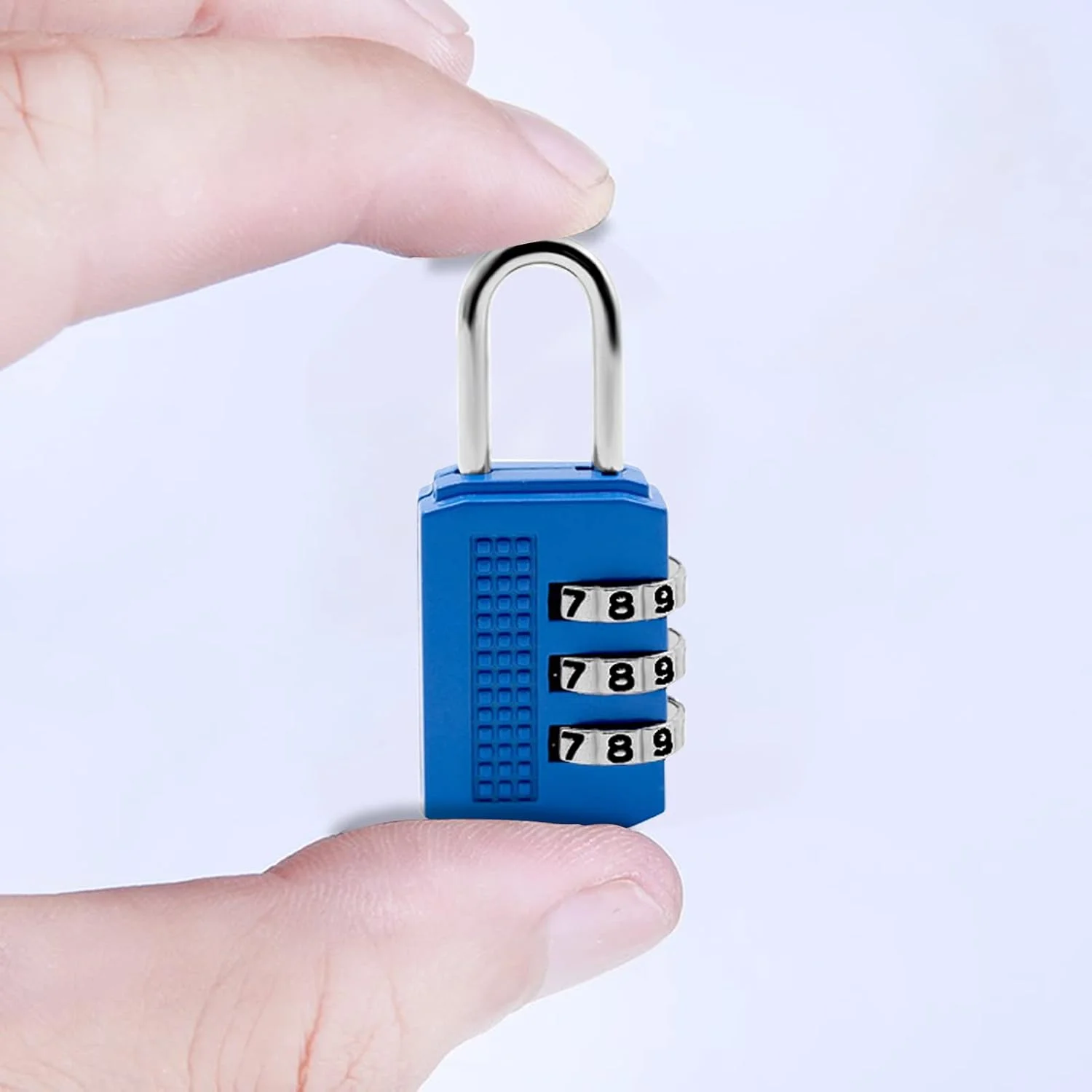 قفل رمزی 3 رقمی Udewo، قفل های امنیتی رمزدار قابل تنظیم، قفل ترکیبی چمدان، قفل رمزدار ضد آب بیرونی، قفل کوچک رمزدار برای کمدهای ورزشی، دوچرخه، زیپ (3 عدد)