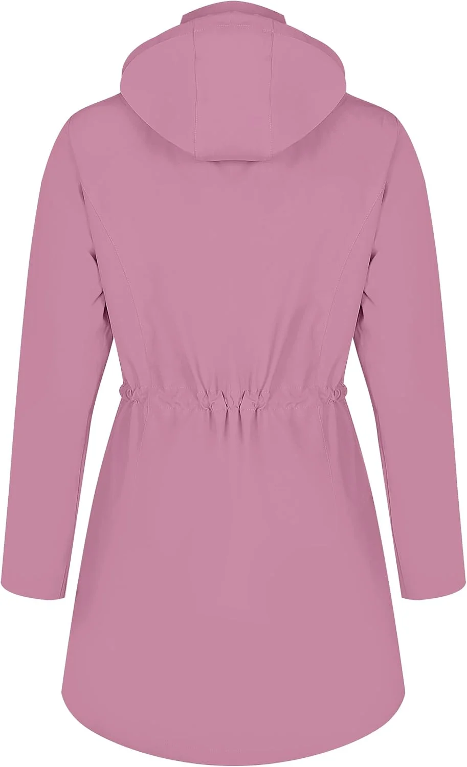 EnduaReve ژاکت بارانی زنانه بلند ضد آب و تنفسی، ژاکت انتقالی، ژاکت کلاه دار فضای باز