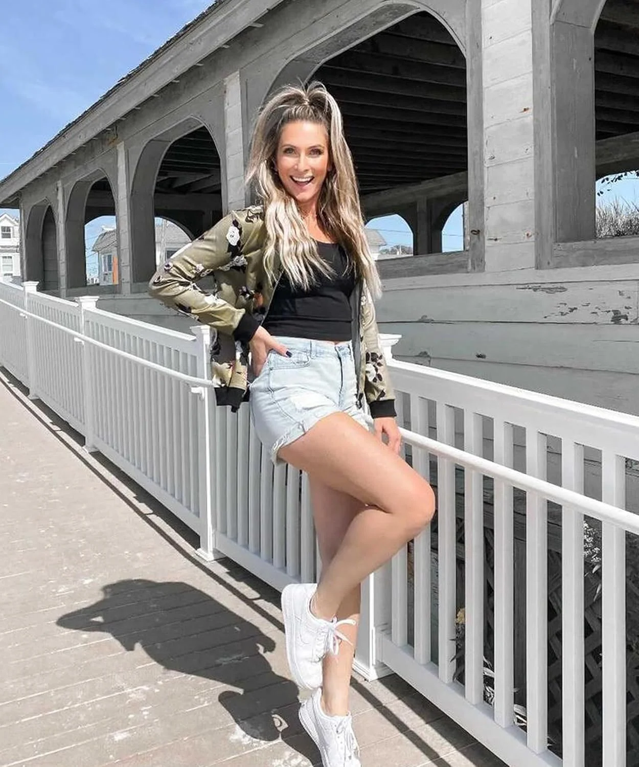 ژاکت بمب افکن کلاسیک غیر رسمی زنانه اکوویش