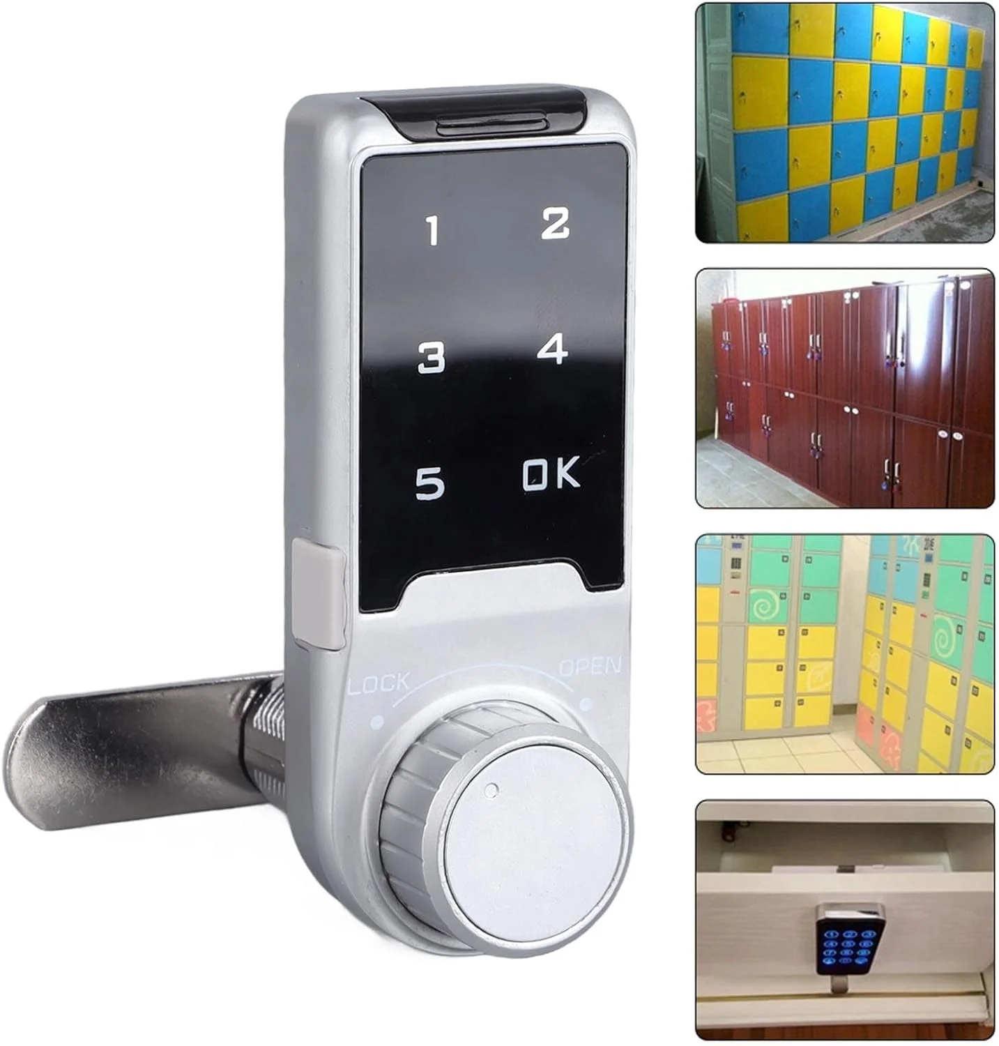 قفل کابینت صفحه کلید لمسی Cryfokt، کیت قفل کابینت الکترونیکی آلیاژ روی، قفل رمزدار کابینت امنیتی، قفل زبانه مرده الکترونیکی برای کشوها، کابینت کفش، کمدهای قفل دار، کابینت پرونده قفل کابینت صفحه کلید لمسی Cryfokt، کیت قفل کابینت الکترونیکی آلیاژ روی، قفل رمزدار کابینت امنیتی، قفل زبانه مرده الکترونیکی برای کشوها، کابینت کفش، کمدهای قفل دار، کابینت پرونده