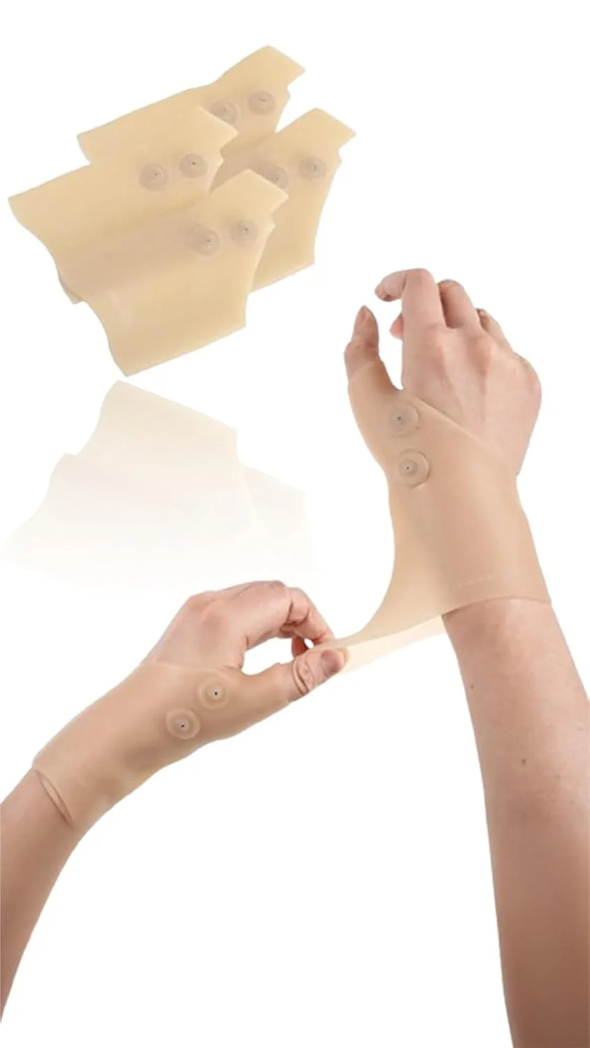 نگهدارنده مچ دست و انگشت شست ژله ای تنفسی Sweet seven برای تسکین آرتریت و تونل کارپال. مچ بند ضد آب برای مردان و زنان 4 عددی. مناسب و راحت برای هر دو دست.