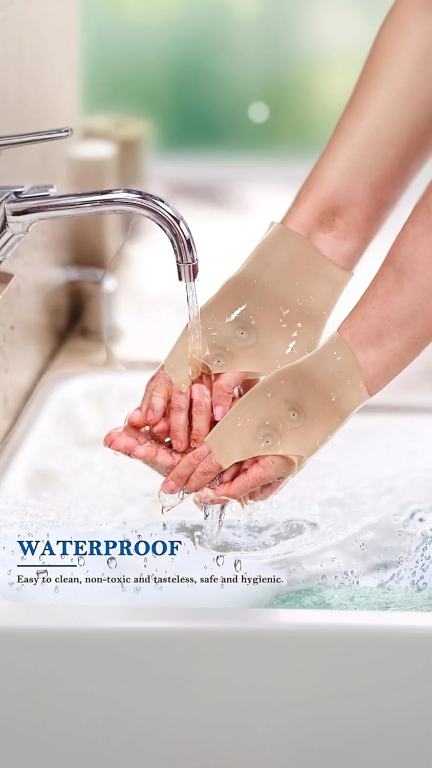 نگهدارنده مچ دست و انگشت شست ژله ای تنفسی Sweet seven برای تسکین آرتریت و تونل کارپال. مچ بند ضد آب برای مردان و زنان 4 عددی. مناسب و راحت برای هر دو دست. نگهدارنده مچ دست و انگشت شست ژله ای تنفسی Sweet seven برای تسکین آرتریت و تونل کارپال. مچ بند ضد آب برای مردان و زنان 4 عددی. مناسب و راحت برای هر دو دست.