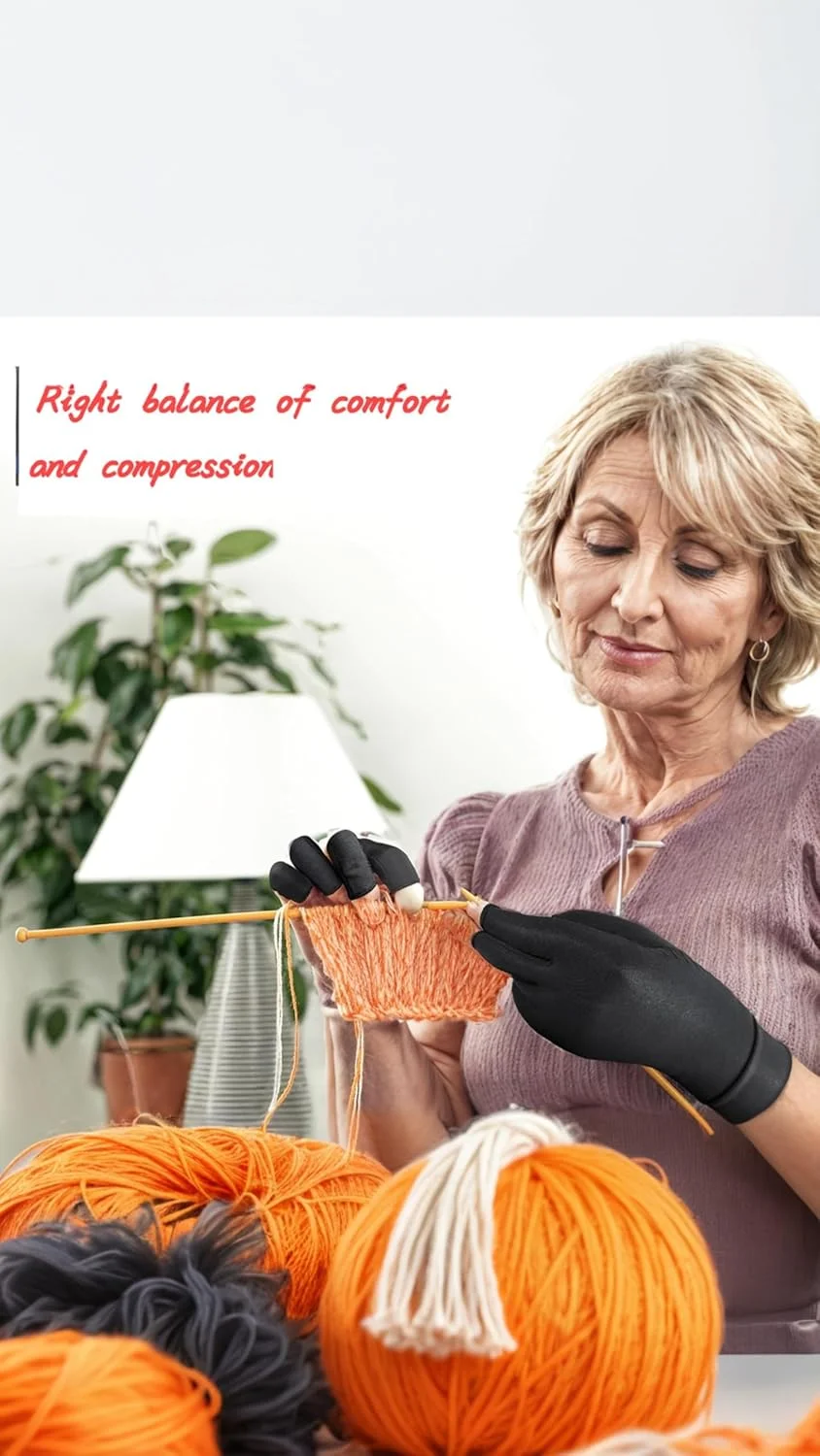 دستکش های آرتروز فشاری مسی Sweet seven - تسکین درد دست، تورم و تونل کارپال. طراحی بدون انگشت برای تایپ. پشتیبانی مفصل برای مردان و زنان. سایز: مدیوم. دستکش های آرتروز فشاری مسی Sweet seven - تسکین درد دست، تورم و تونل کارپال. طراحی بدون انگشت برای تایپ. پشتیبانی مفصل برای مردان و زنان. سایز: مدیوم.