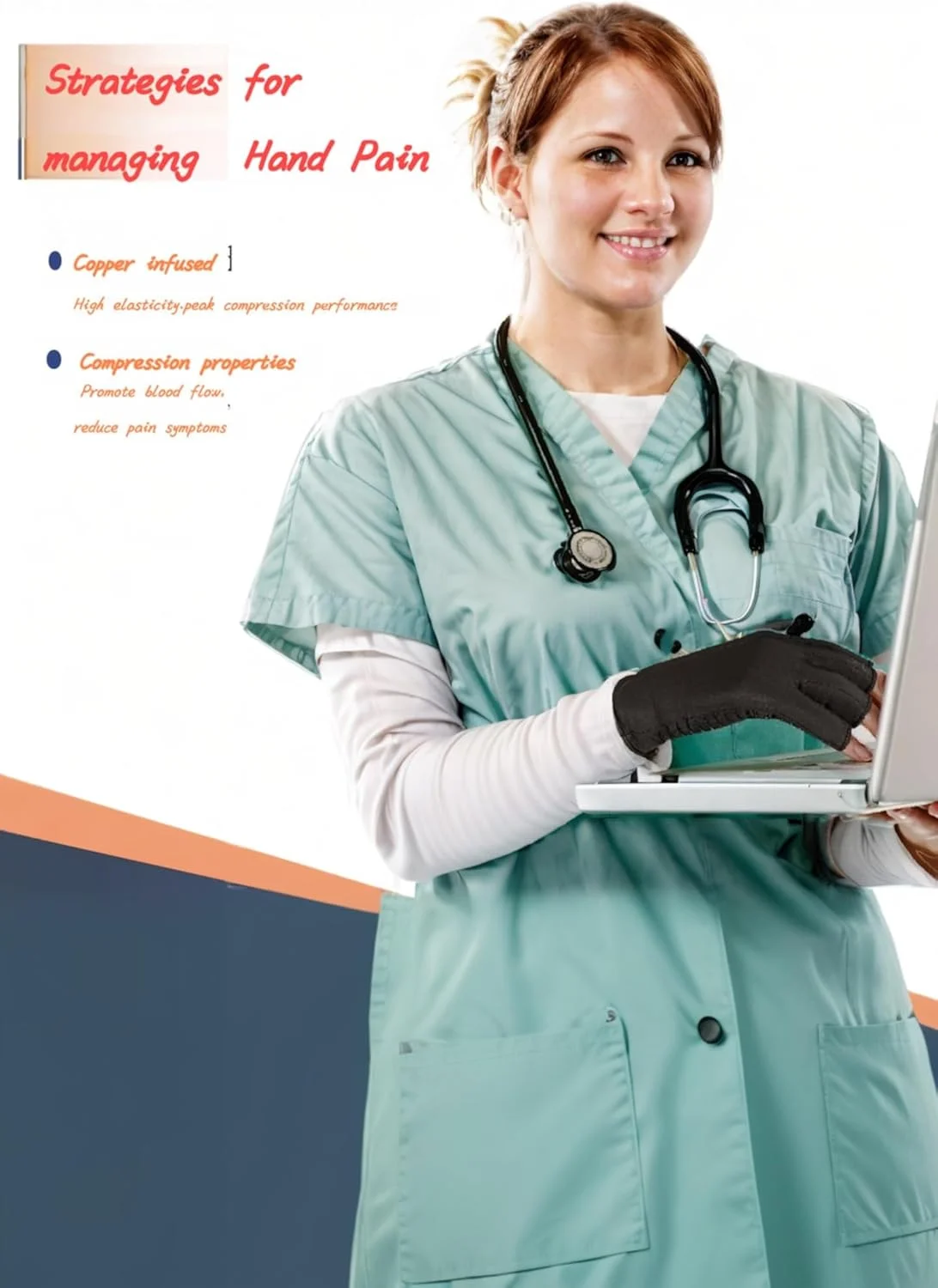 دستکش های آرتروز فشاری مسی Sweet seven - تسکین درد دست، تورم و تونل کارپال. طراحی بدون انگشت برای تایپ. پشتیبانی مفصل برای مردان و زنان. سایز: مدیوم. دستکش های آرتروز فشاری مسی Sweet seven - تسکین درد دست، تورم و تونل کارپال. طراحی بدون انگشت برای تایپ. پشتیبانی مفصل برای مردان و زنان. سایز: مدیوم.