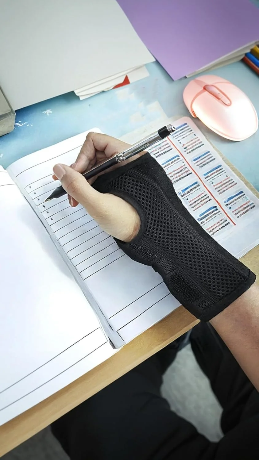 مچ بند شبانه Sweet seven برای تسکین درد تونل کارپال - پشتیبانی دست چپ و راست با آستین فشاری و بندهای قابل تنظیم. ایده آل برای مردان و زنان مبتلا به تاندونیت یا آرتروز | خاکستری S/M مچ بند شبانه Sweet seven برای تسکین درد تونل کارپال - پشتیبانی دست چپ و راست با آستین فشاری و بندهای قابل تنظیم. ایده آل برای مردان و زنان مبتلا به تاندونیت یا آرتروز | خاکستری S/M