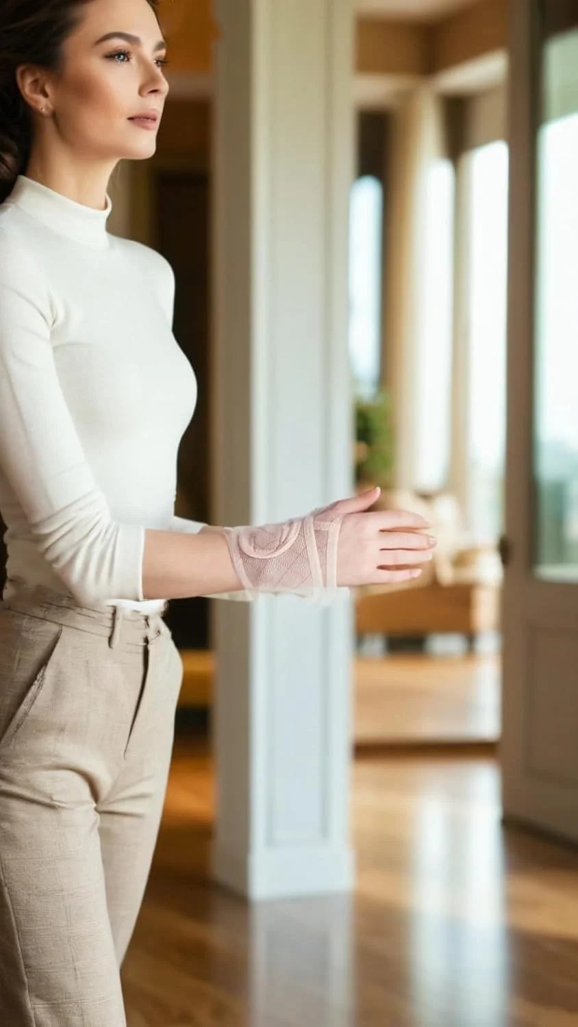 مچ بند زنانه Sweet seven برای تسکین تونل کارپال و وزنه برداری - مچ بندهای پشتیبانی از انگشت شست برای بندهای مچی راحت مچ بند زنانه Sweet seven برای تسکین تونل کارپال و وزنه برداری - مچ بندهای پشتیبانی از انگشت شست برای بندهای مچی راحت