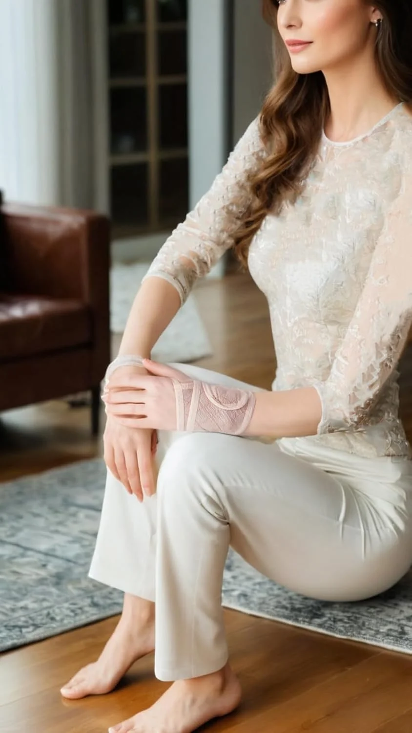 مچ بند زنانه Sweet seven برای تسکین تونل کارپال و وزنه برداری - مچ بندهای پشتیبانی از انگشت شست برای بندهای مچی راحت مچ بند زنانه Sweet seven برای تسکین تونل کارپال و وزنه برداری - مچ بندهای پشتیبانی از انگشت شست برای بندهای مچی راحت