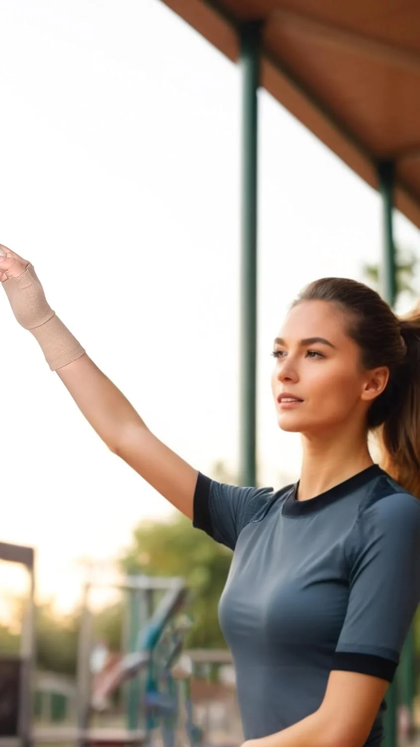 مچ بند و شست بند حمایتی Sweet Seven برای تسکین درد مفاصل و آرتروز | پشتیبانی از بی ثباتی دست و ورزش | افزایش گردش خون | مردانه و زنانه | 1 جفت، سایز متوسط، بژ مچ بند و شست بند حمایتی Sweet Seven برای تسکین درد مفاصل و آرتروز | پشتیبانی از بی ثباتی دست و ورزش | افزایش گردش خون | مردانه و زنانه | 1 جفت، سایز متوسط، بژ