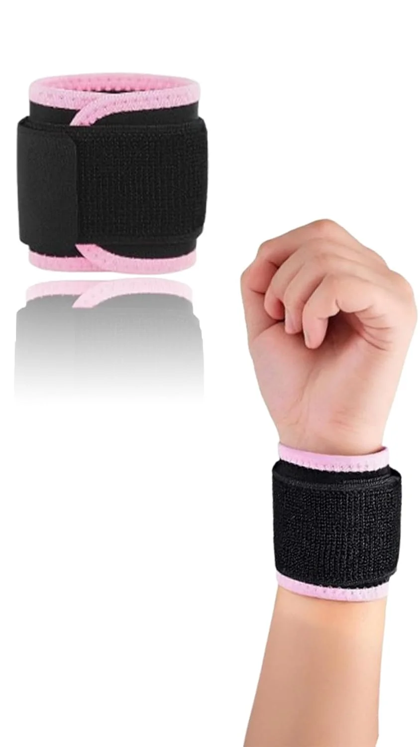 مچ بند فشاری قابل تنظیم Sweet seven - مچ بند ورزشی (صورتی)