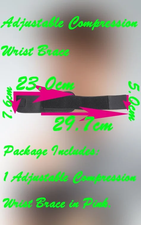 مچ بند فشاری قابل تنظیم Sweet seven - مچ بند ورزشی (صورتی) مچ بند فشاری قابل تنظیم Sweet seven - مچ بند ورزشی (صورتی)