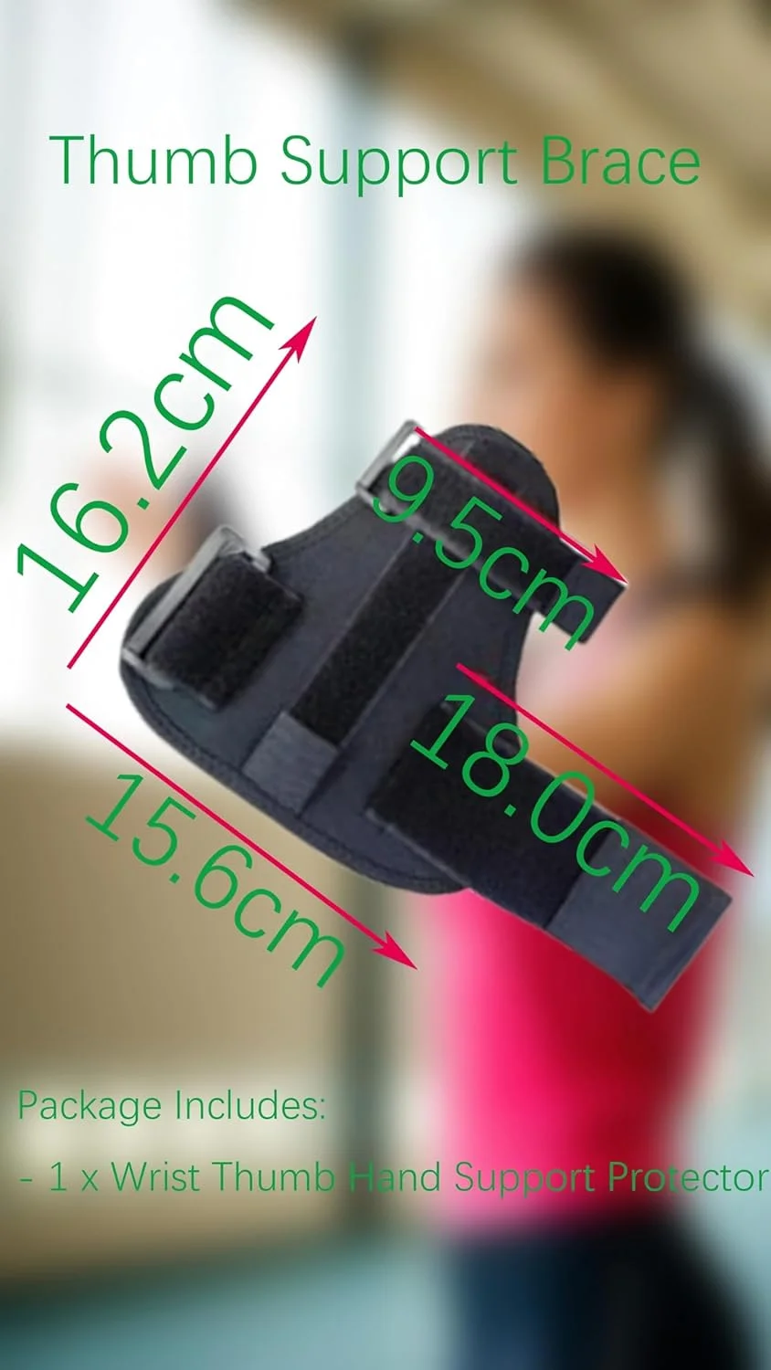 محافظ مچ دست و انگشت شست Sweet seven - تسکین درد آرتروز، حمایت از شکستگی، راحتی تونل کارپال - بندهای قابل تنظیم، آتل های سبک وزن - پارچه تنفسی - مشکی محافظ مچ دست و انگشت شست Sweet seven - تسکین درد آرتروز، حمایت از شکستگی، راحتی تونل کارپال - بندهای قابل تنظیم، آتل های سبک وزن - پارچه تنفسی - مشکی