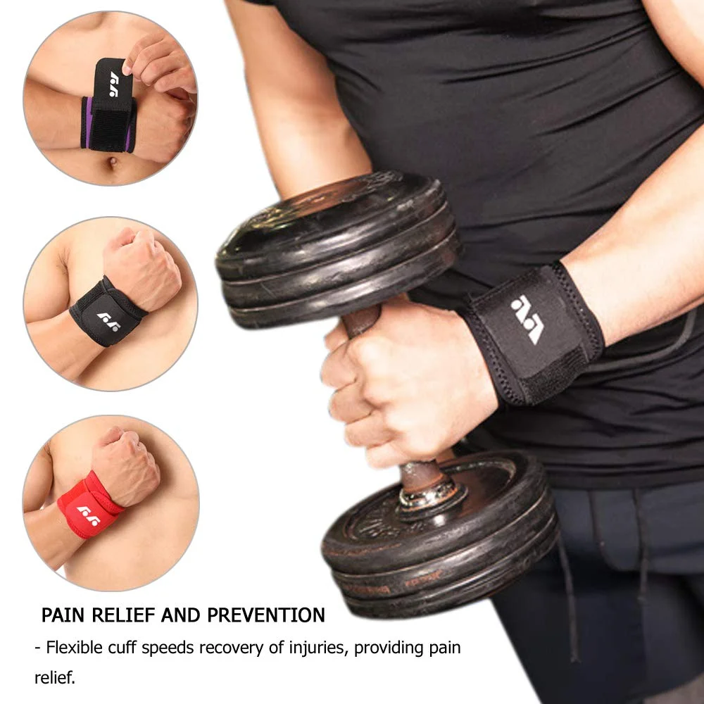 مچ بند HAOKAISEN برای کیست گانگلیون، آرتروز، سندرم تونل کارپال، مچ بند ورزشی/تناسب اندام تنفسی، برای دست چپ و راست مردان و زنان (مشکی - بسته 2 عددی)