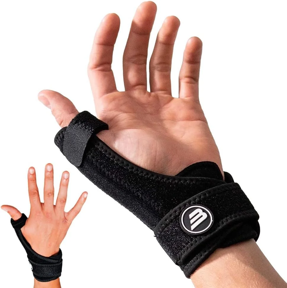 آتل انگشت شست و مچ بند حرفه ای بایونیکس - بهترین برای تسکین درد مزمن RSI و CTS، آرتروز، تنوسینوویت دکرون و تونل کارپال/آتل Spica، مناسب برای دست راست و چپ