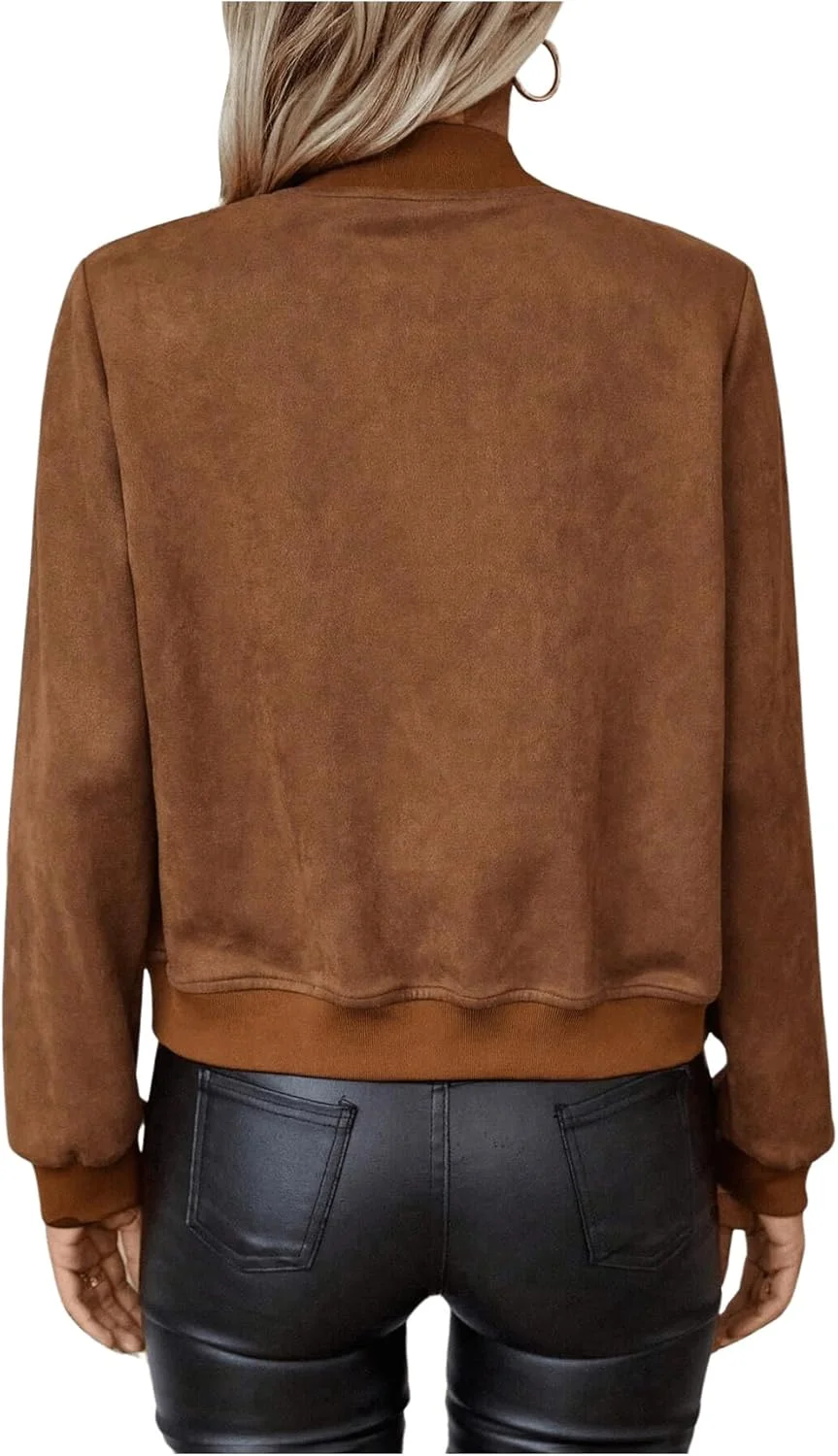 کت بمبر بیسبالی زیپ‌دار آستین بلند زنانه گورگلیتر، مناسب استفاده روزمره