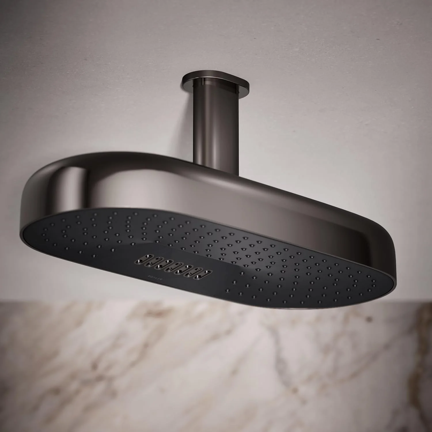 سردوش بارانی 18 اینچی KOHLER K-26297-TT STATEMENT™ 2F، تیتانیوم درخشان سردوش بارانی 18 اینچی KOHLER K-26297-TT STATEMENT™ 2F، تیتانیوم درخشان