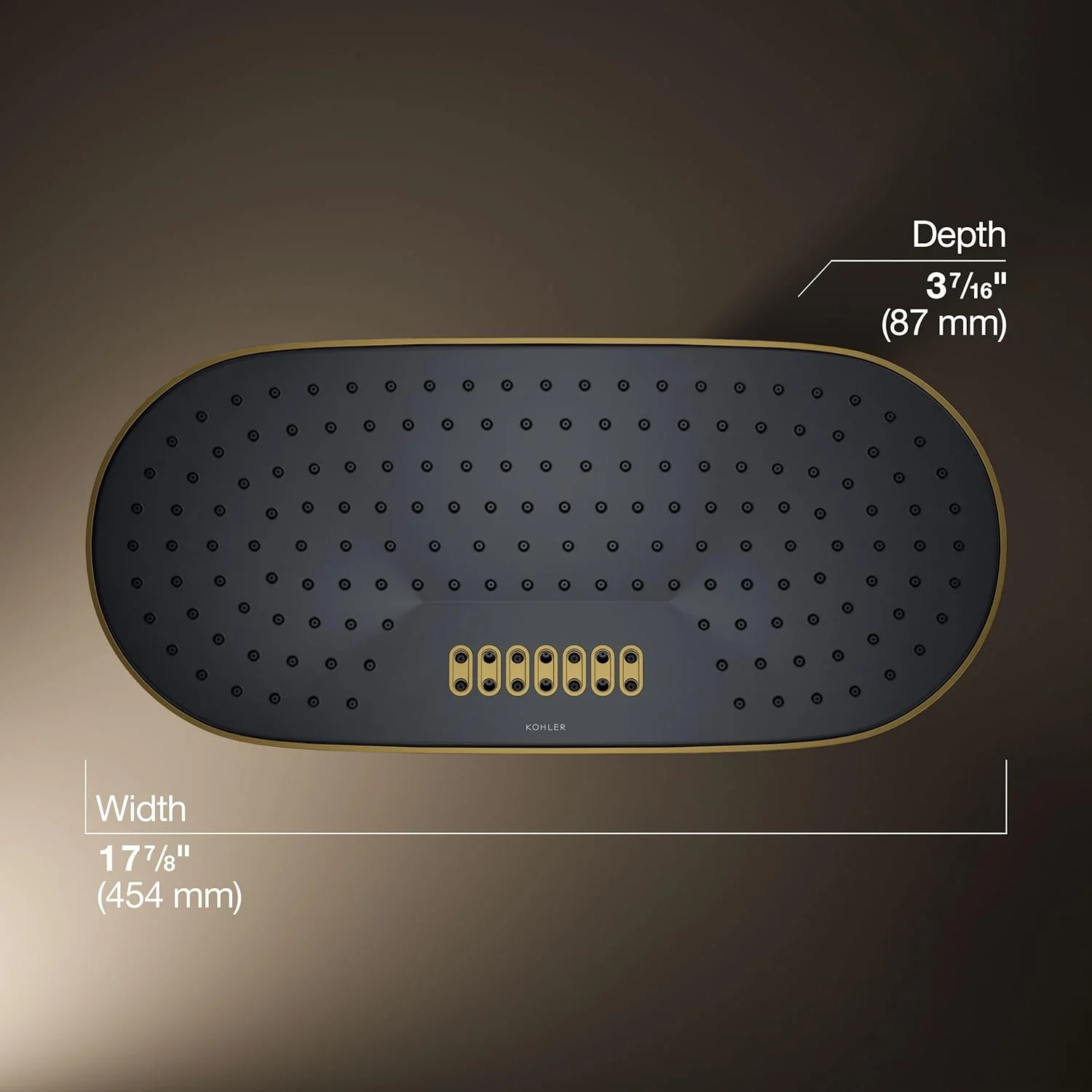 سردوش های Kohler 26297-2MB مدل Statement، رنگ برنجی مدرن براق سردوش های Kohler 26297-2MB مدل Statement، رنگ برنجی مدرن براق