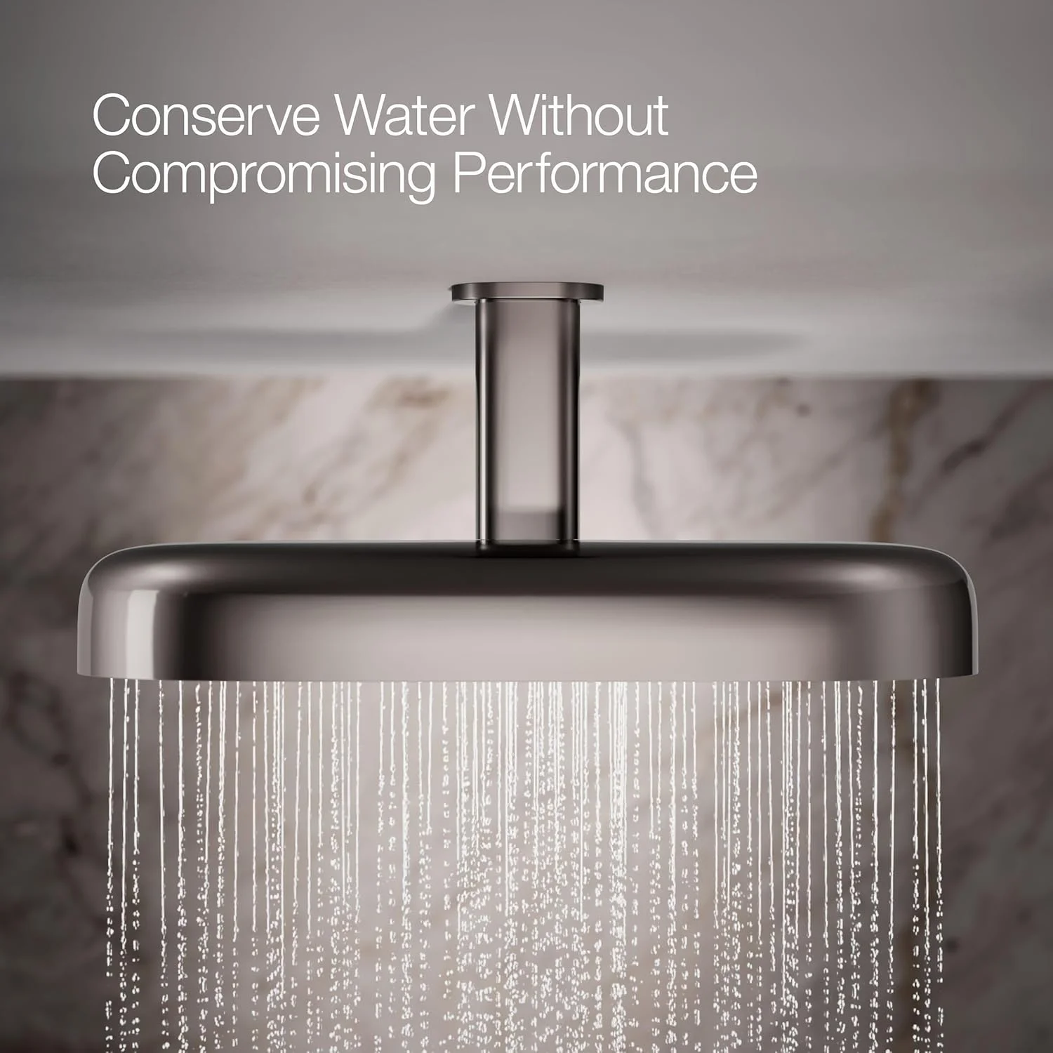 سردوش بارانی 18 اینچی KOHLER K-26297-TT STATEMENT™ 2F، تیتانیوم درخشان سردوش بارانی 18 اینچی KOHLER K-26297-TT STATEMENT™ 2F، تیتانیوم درخشان