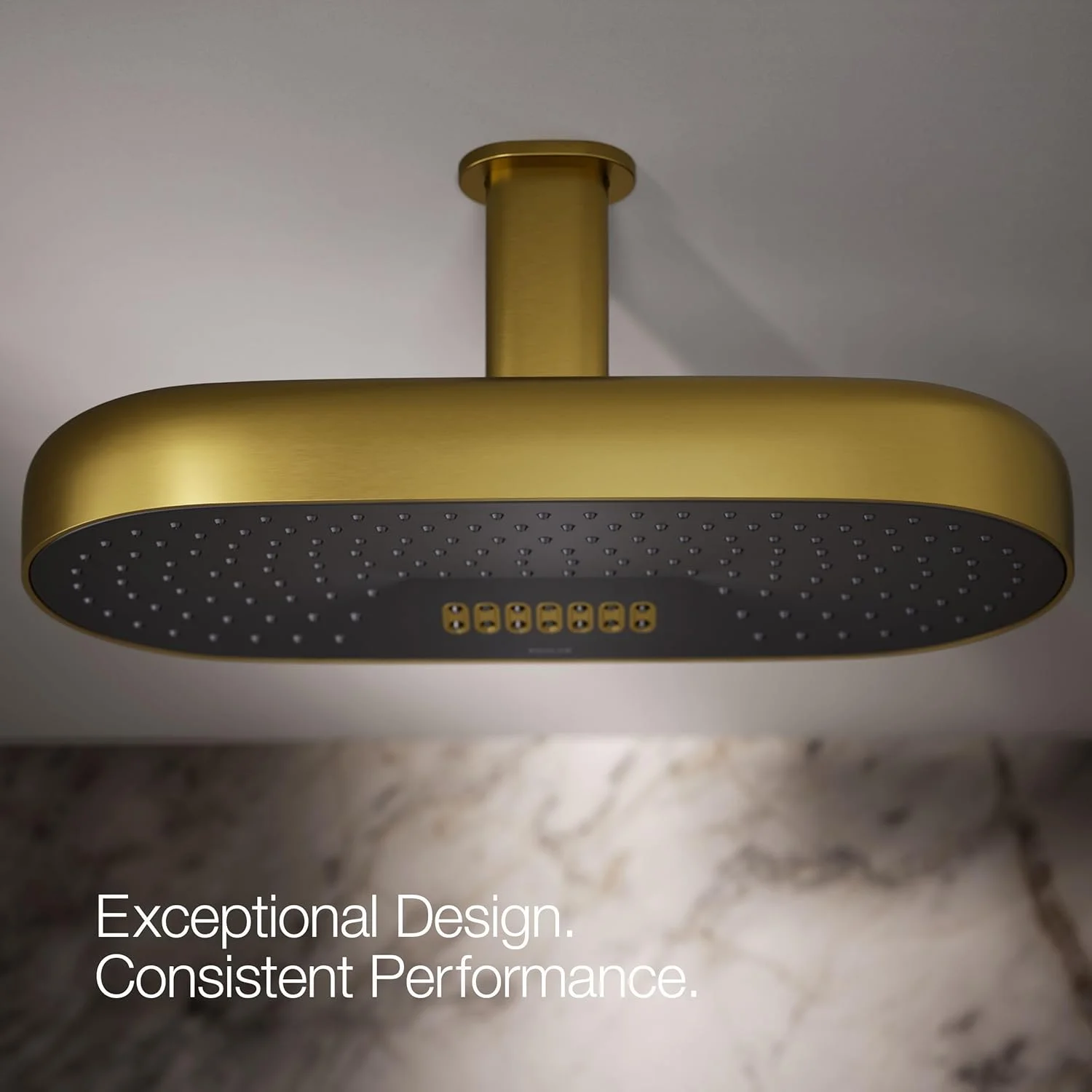 سردوش های Kohler 26297-2MB مدل Statement، رنگ برنجی مدرن براق سردوش های Kohler 26297-2MB مدل Statement، رنگ برنجی مدرن براق