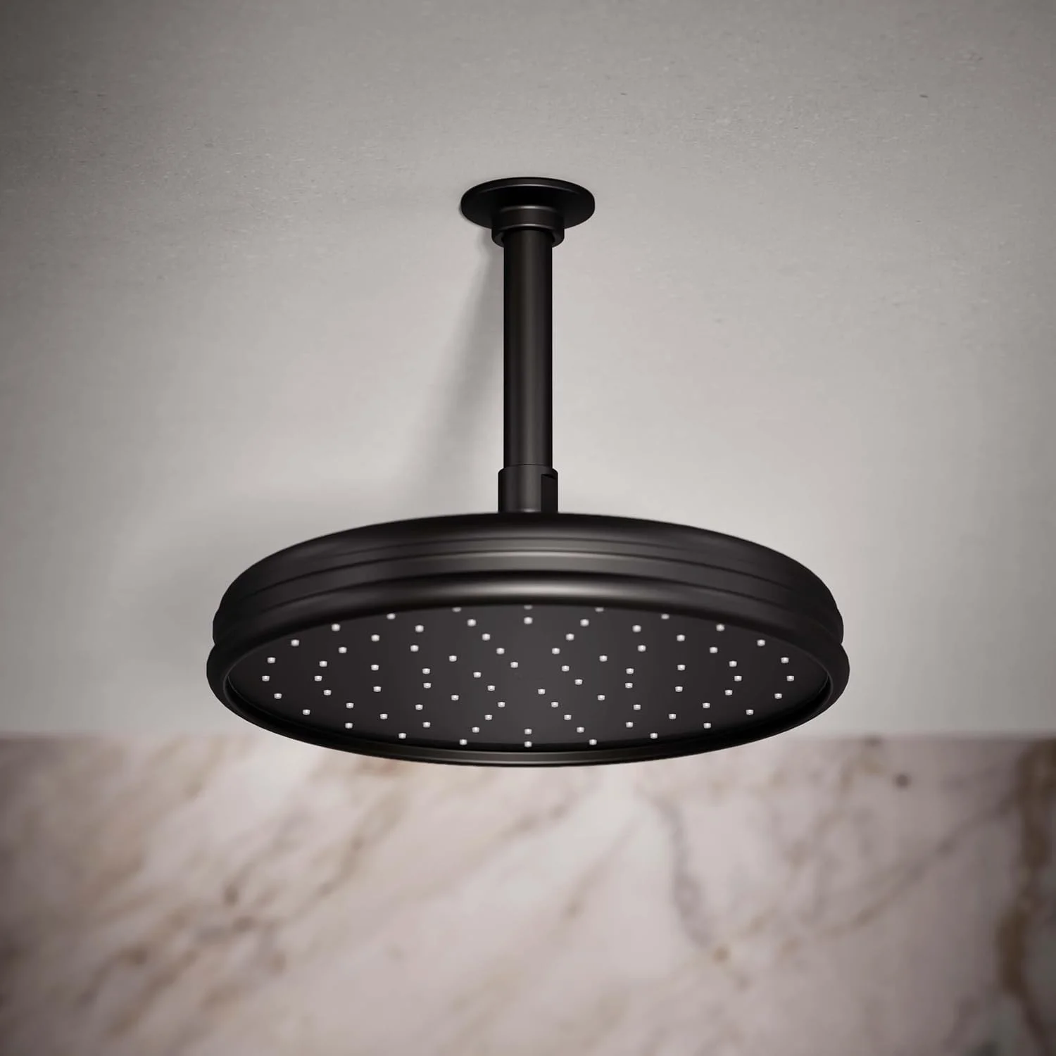 سردوش بارانی گرد سنتی 10 اینچی KOHLER 13693-BL، مشکی مات سردوش بارانی گرد سنتی 10 اینچی KOHLER 13693-BL، مشکی مات