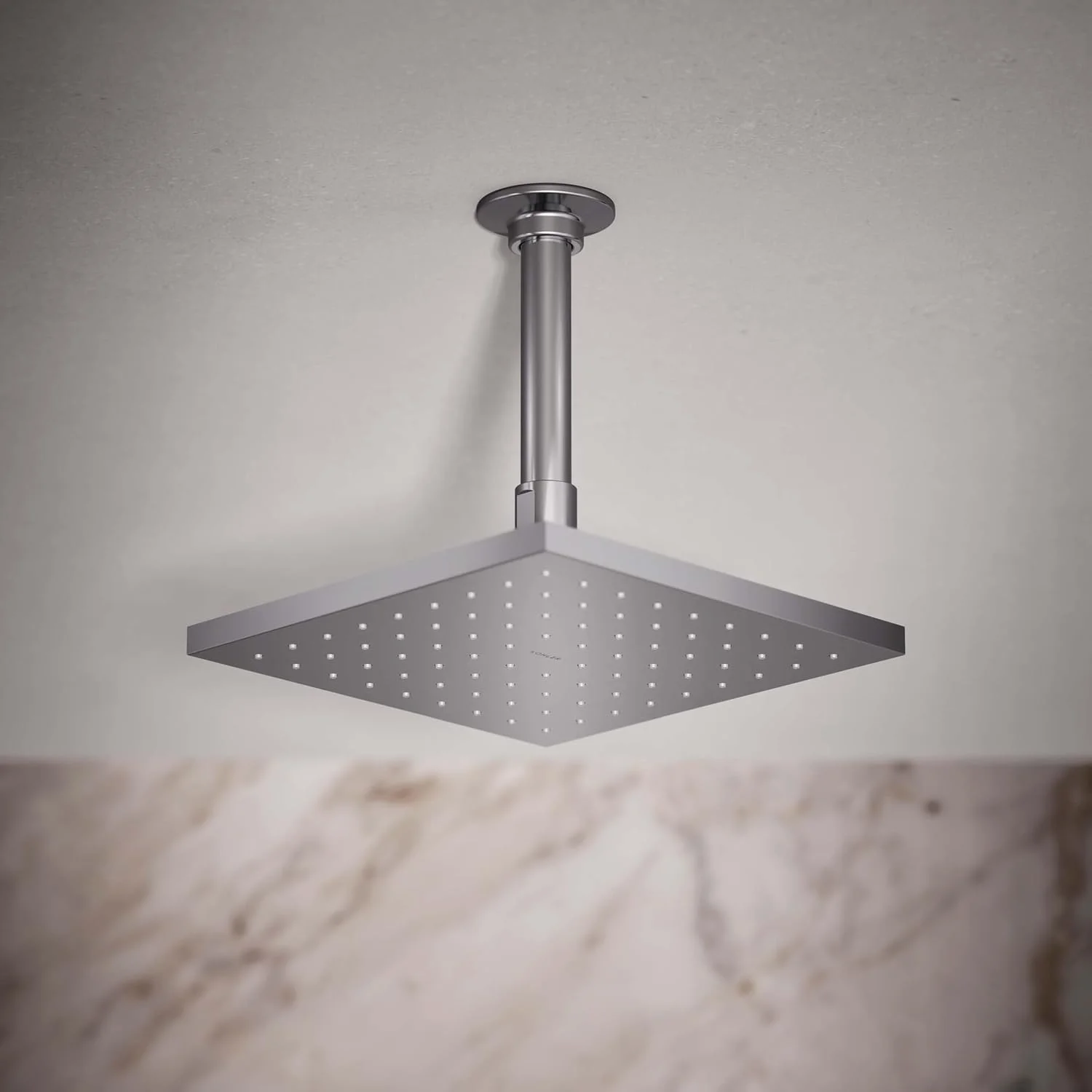 سر دوش بارانی مربعی مدرن Kohler K13695-G-CP، کروم براق، 1.75GPM سر دوش بارانی مربعی مدرن Kohler K13695-G-CP، کروم براق، 1.75GPM