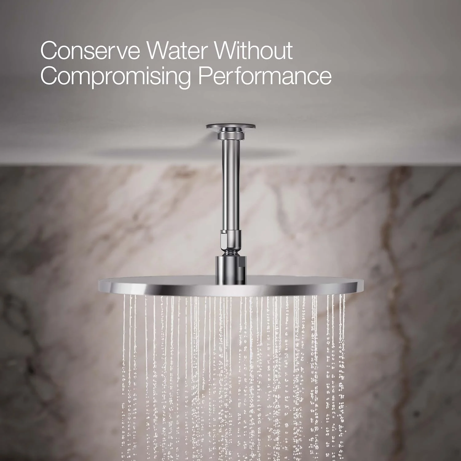 سردوش بارانی گرد مدرن KOHLER 13690-CP با فناوری اسپری القایی هوا Katalyst، 2.5 GPM، 12 اینچ، کروم براق سردوش بارانی گرد مدرن KOHLER 13690-CP با فناوری اسپری القایی هوا Katalyst، 2.5 GPM، 12 اینچ، کروم براق