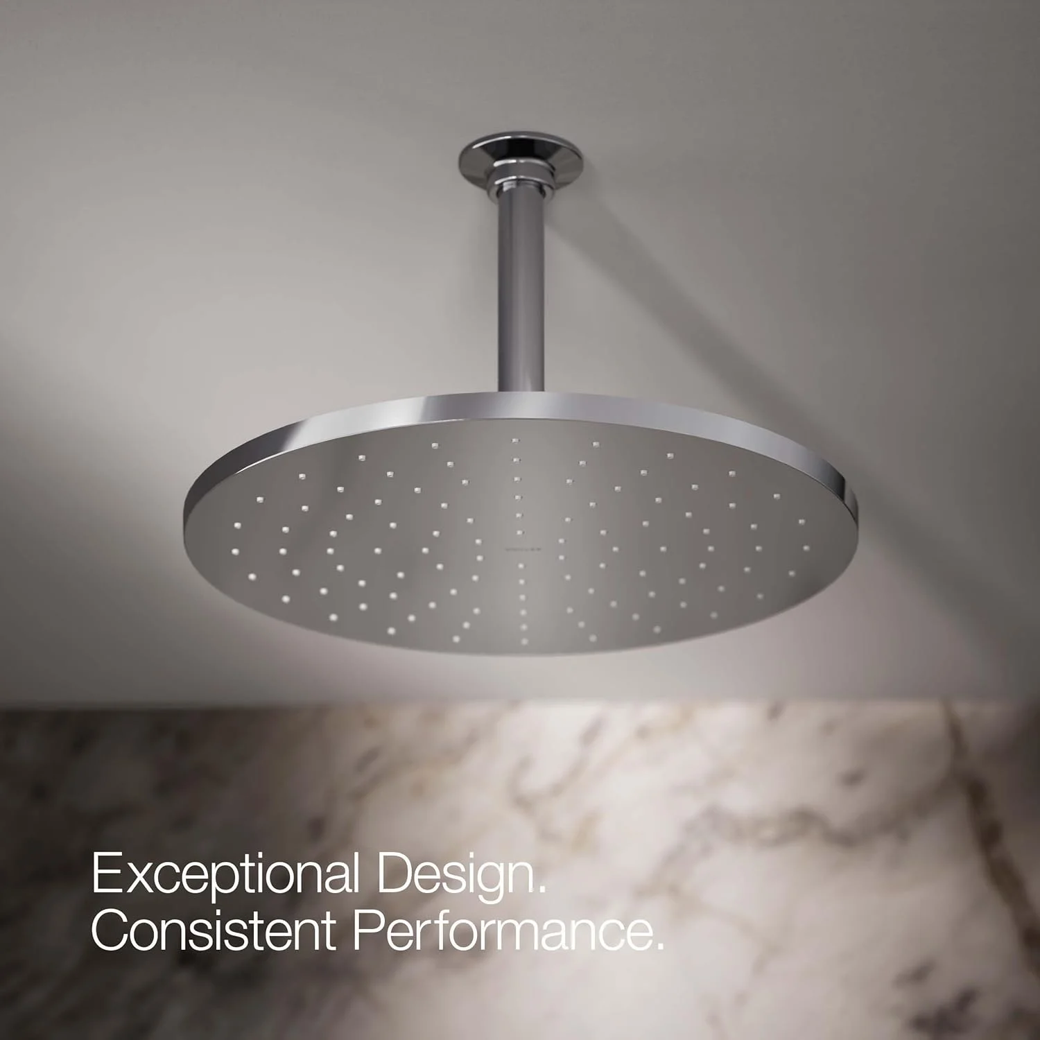 سردوش بارانی گرد مدرن KOHLER 13690-CP با فناوری اسپری القایی هوا Katalyst، 2.5 GPM، 12 اینچ، کروم براق سردوش بارانی گرد مدرن KOHLER 13690-CP با فناوری اسپری القایی هوا Katalyst، 2.5 GPM، 12 اینچ، کروم براق