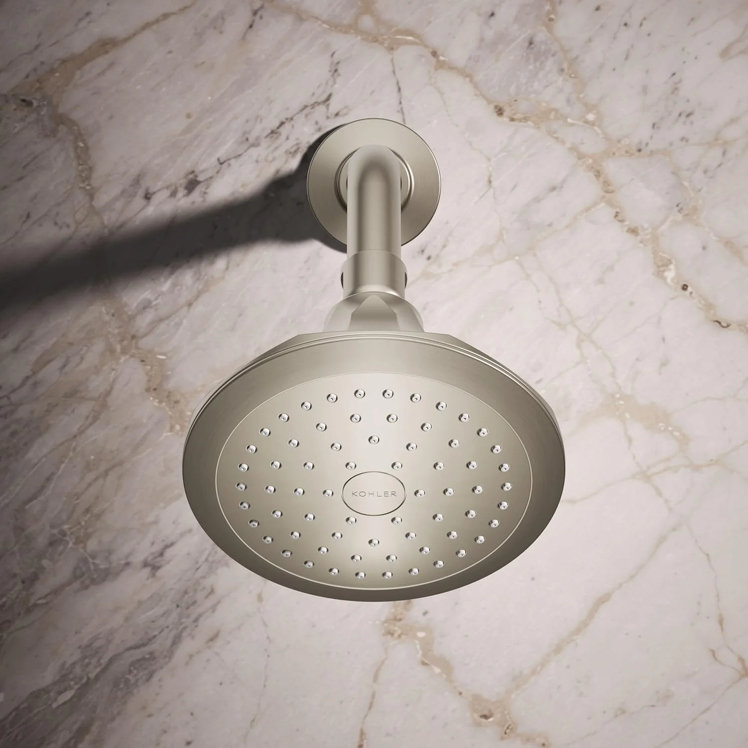 سردوش تک کاره کلاسیک خاطرات KOHLER K-457-AK-BN با فناوری کاتالیست، نیکل برس خورده پر جنب و جوش سردوش تک کاره کلاسیک خاطرات KOHLER K-457-AK-BN با فناوری کاتالیست، نیکل برس خورده پر جنب و جوش