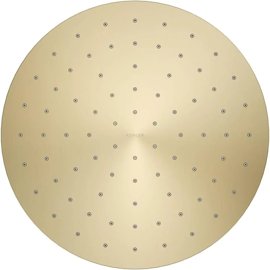 سردوش بارانی گرد 10 اینچی مدرن Kohler K-13689 با جریان 2.5 GPM و فناوری Katalyst Air-Inducti، نیکل برس خورده براق سردوش بارانی گرد 10 اینچی مدرن Kohler K-13689 با جریان 2.5 GPM و فناوری Katalyst Air-Inducti، نیکل برس خورده براق