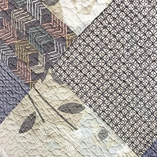 روتختی لحافی دستدوز طرح تکه دوزی، فوقالعاده نرم، پنبه خالص، روکش تخت لحافی 3 تکه، مناسب تمام فصول، پتوی چند منظوره به همراه 2 روبالشی، سایز کینگ: 230x250 سانتیمتر + 50x70 سانتیمترx2 روتختی لحافی دستدوز طرح تکه دوزی، فوقالعاده نرم، پنبه خالص، روکش تخت لحافی 3 تکه، مناسب تمام فصول، پتوی چند منظوره به همراه 2 روبالشی، سایز کینگ: 230x250 سانتیمتر + 50x70 سانتیمترx2