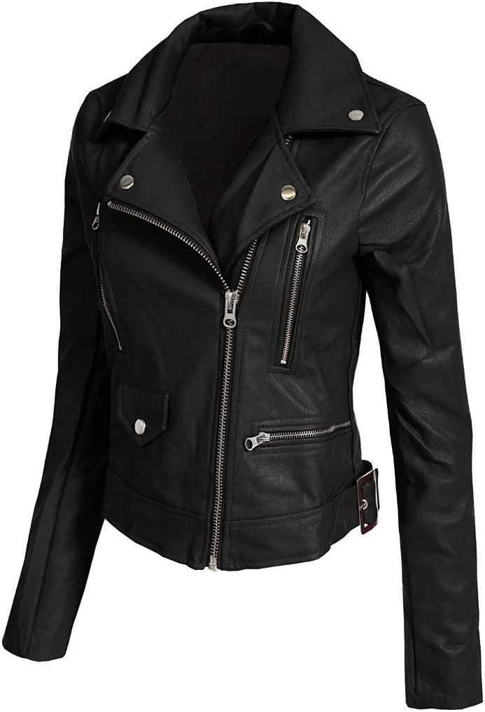 کت چرمی زنانه هاشوب مدل NP-01