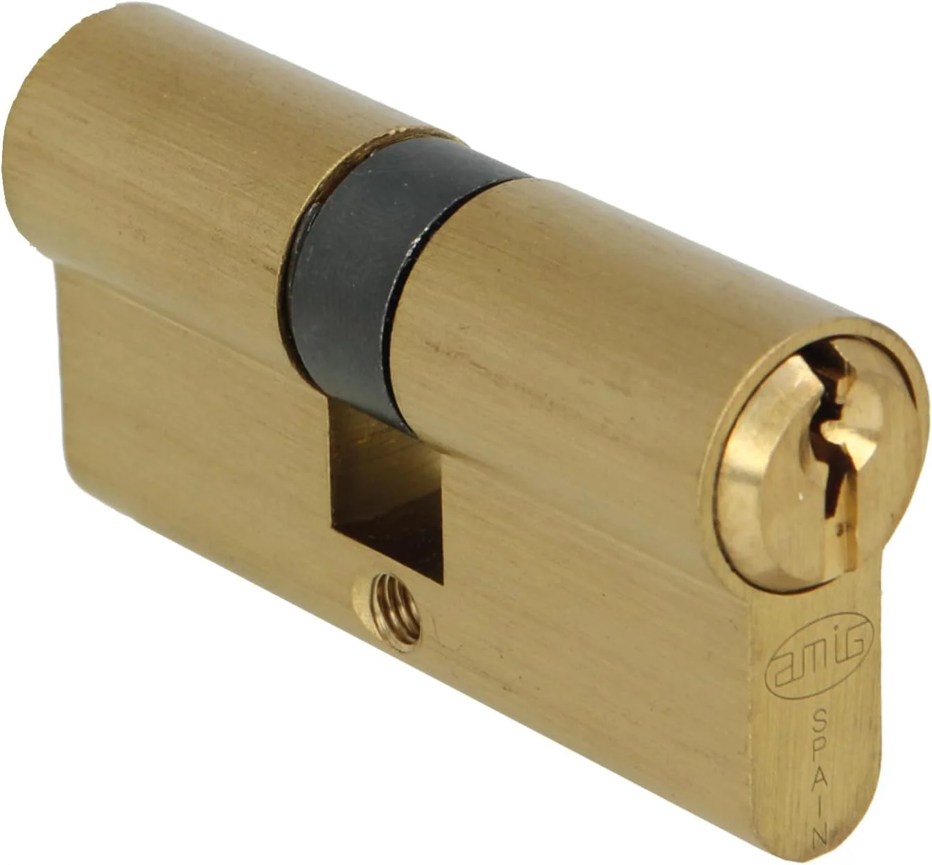 سیلندر قفل درب آمیگ - ابعاد: 80 میلی متر (35-45) - نیکل مات - 6 پین - سیستم محافظت در برابر باز کردن قفل و ضد ضربه - شامل 3 کلید - پیچ ثابت کننده 65 میلی متری سیلندر قفل درب آمیگ - ابعاد: 80 میلی متر (35-45) - نیکل مات - 6 پین - سیستم محافظت در برابر باز کردن قفل و ضد ضربه - شامل 3 کلید - پیچ ثابت کننده 65 میلی متری