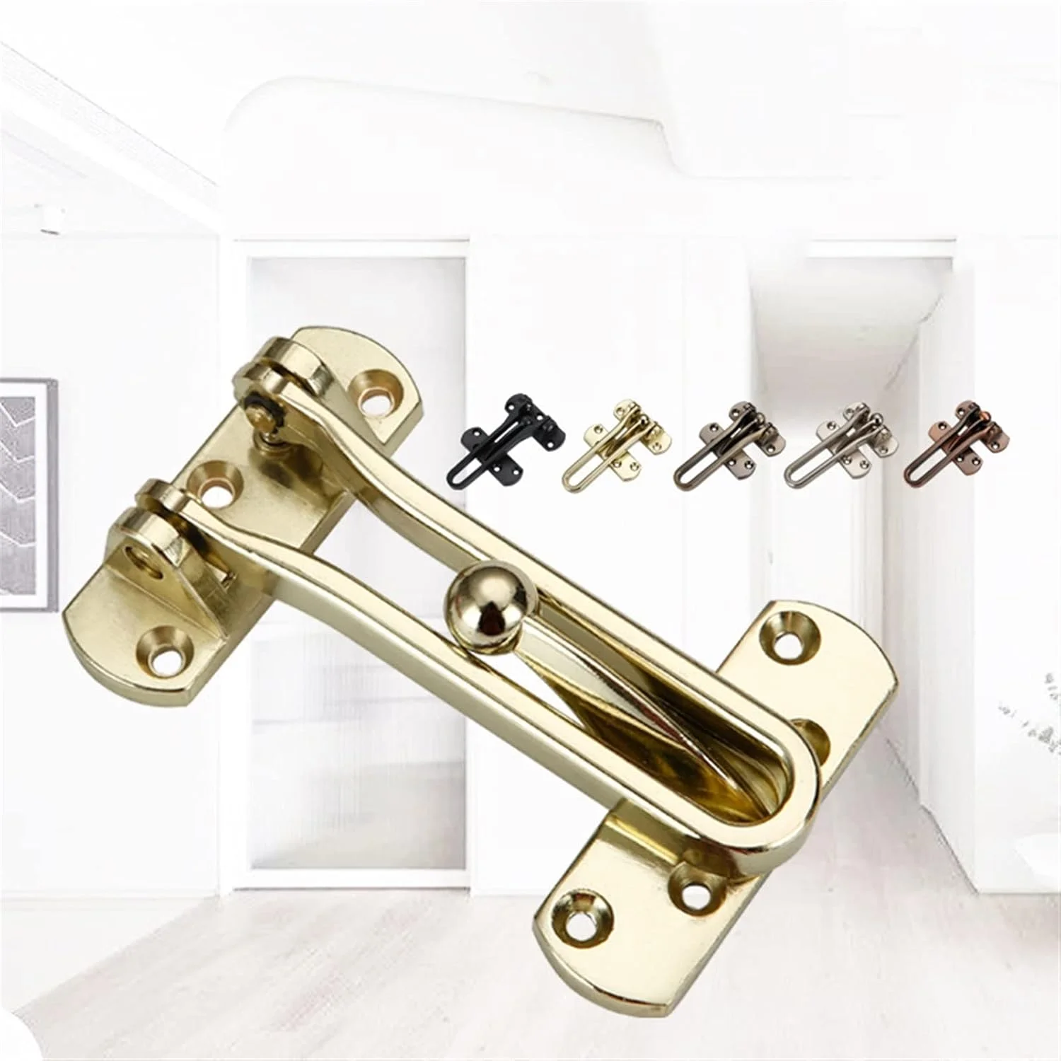 قفل زنجیری درب ARGUESB، قفل ضد سرقت، زنجیر ایمنی درب، قفل پشتی زنجیری، قفل ایمنی هتل (Hortel) قفل زنجیری درب ARGUESB، قفل ضد سرقت، زنجیر ایمنی درب، قفل پشتی زنجیری، قفل ایمنی هتل (Hortel)