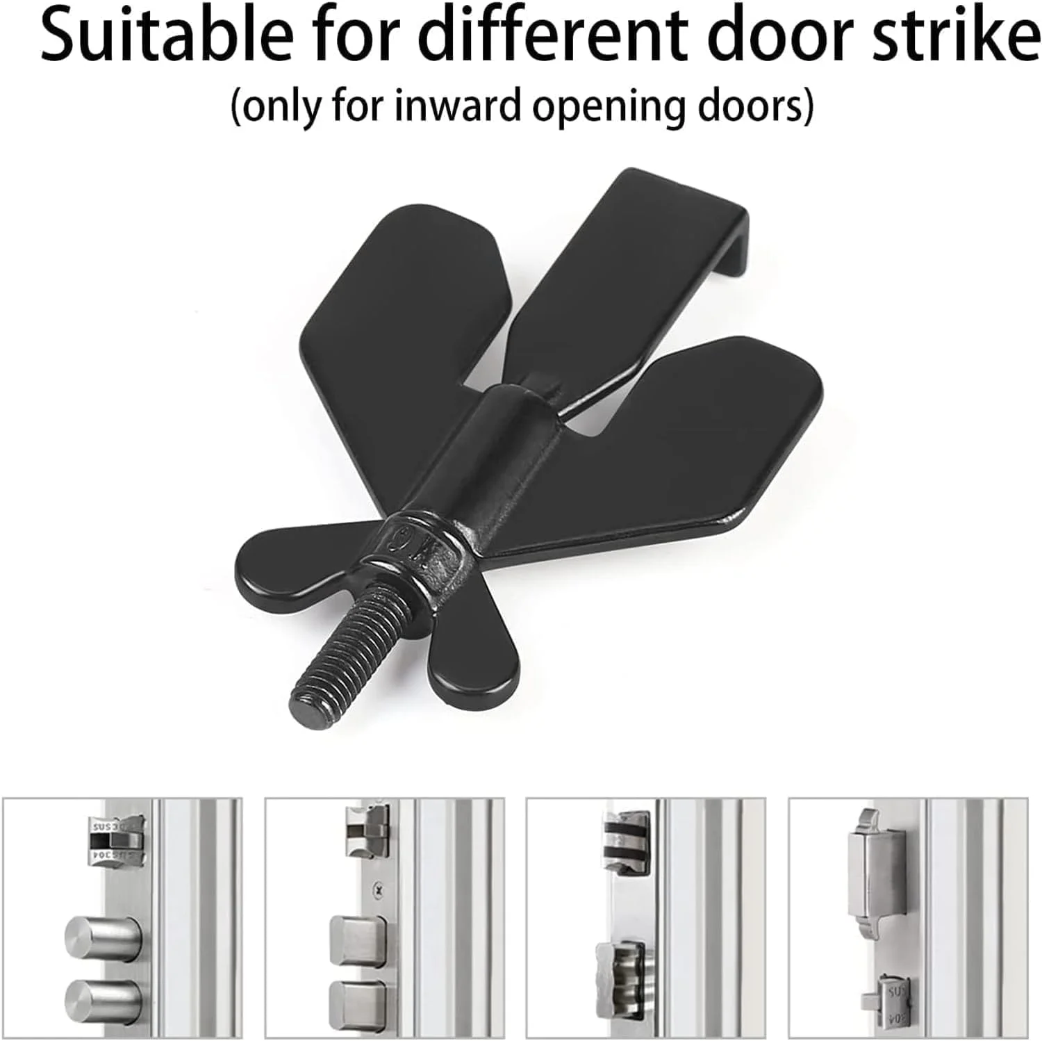 قفل درب قابل حمل Aputue، قفل امنیتی سنگین برای مسافرت بدون نیاز به نصب، دستگاه ایمنی اضافی برای خانه، هتل، آپارتمان، خوابگاه، مدرسه، دفتر، استفاده آسان، قفل محافظت از حریم خصوصی